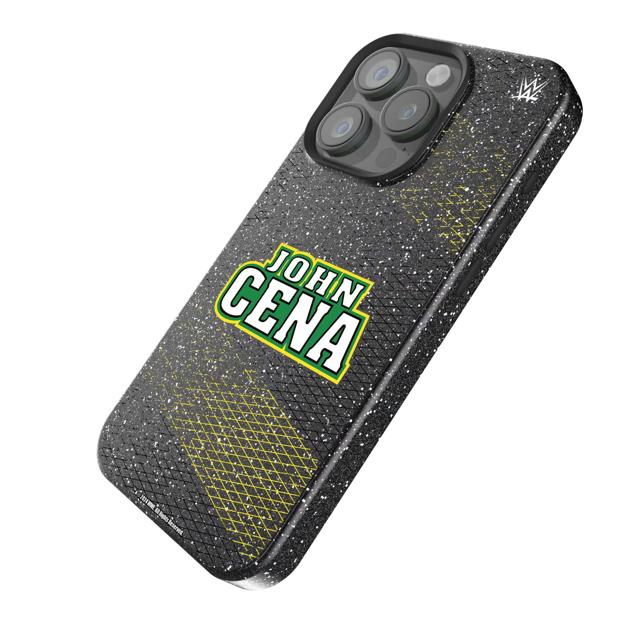John Cena Steel iPhone Bling Phone Case for Apple iPhone - Isometric View