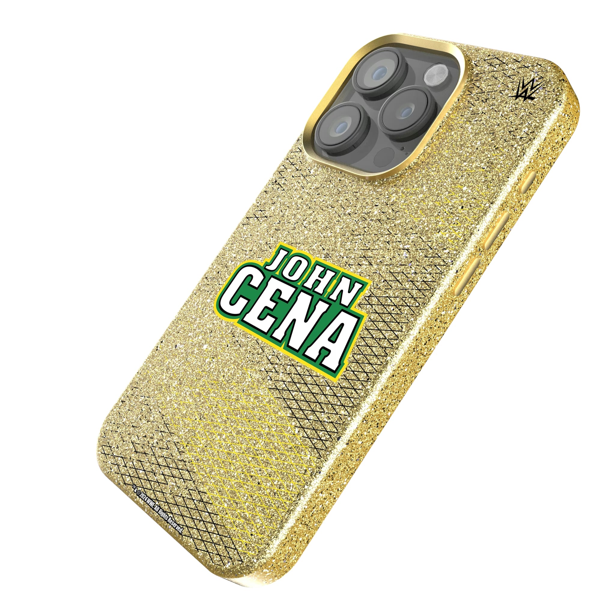 John Cena Steel iPhone Bling Phone Case for Apple iPhone - Isometric View
