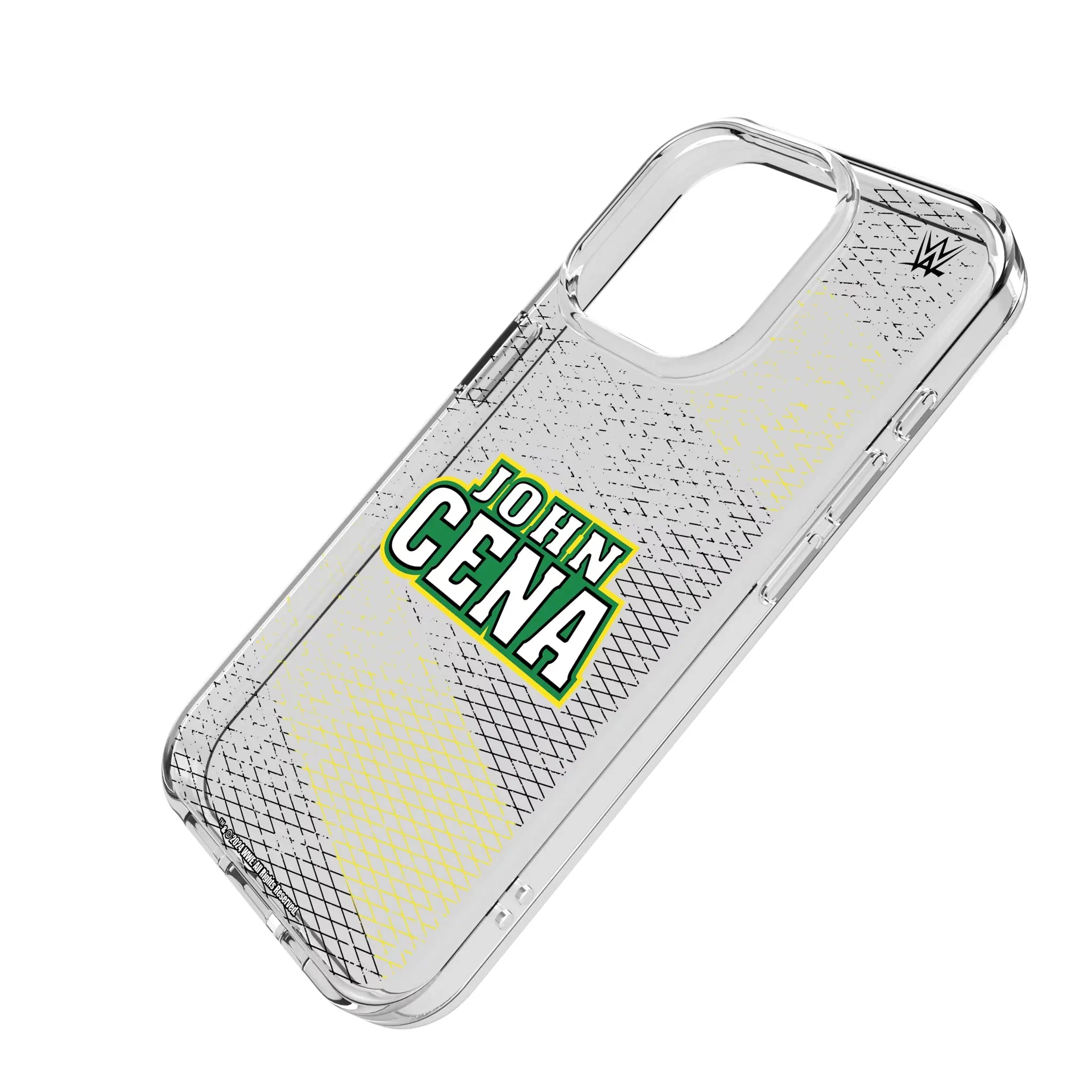 John Cena Steel iPhone Clear Phone Case for Apple iPhone - Isometric View