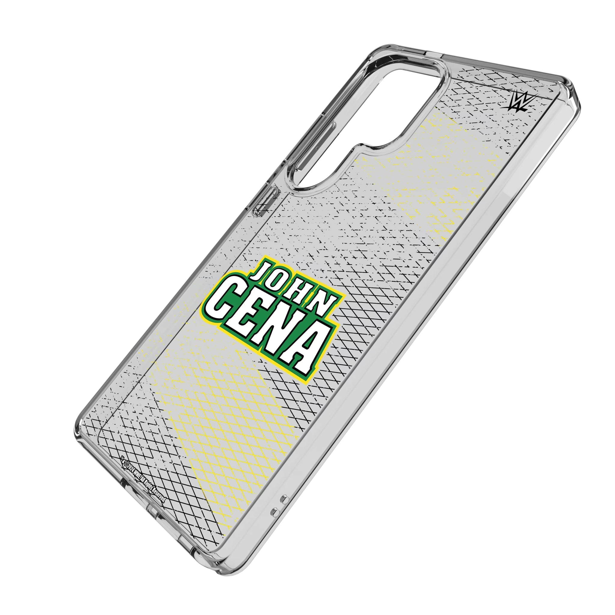 John Cena Steel Galaxy Clear Phone Case for Samsung Galaxy - Isometric View