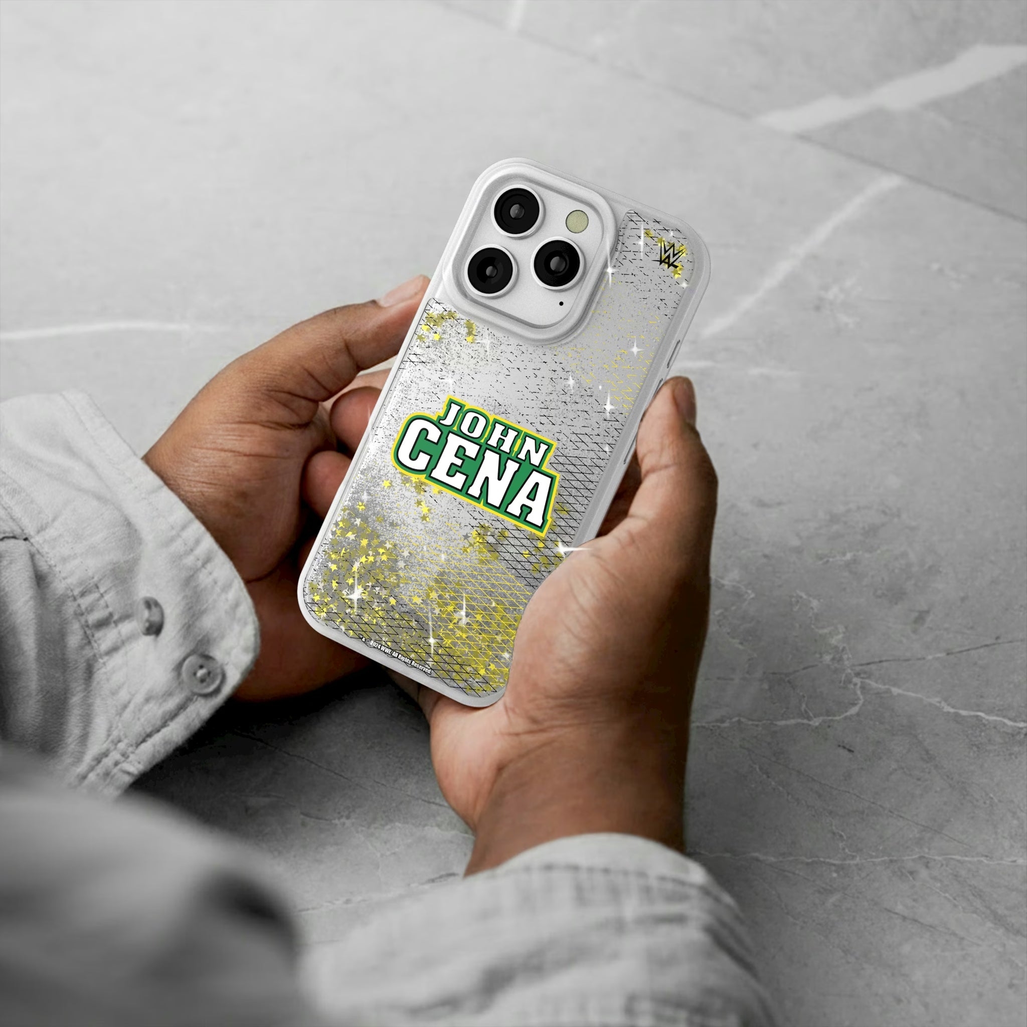 John Cena Steel iPhone Glitter Phone Case for Apple iPhone - Lifestyle#Device_iPhone 16 Pro