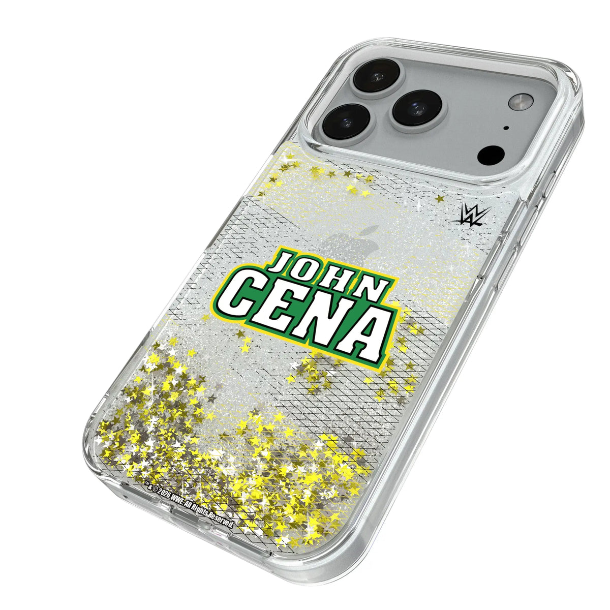 John Cena Steel iPhone Glitter Phone Case for Apple iPhone - Isometric View#Device_iPhone 18 Pro