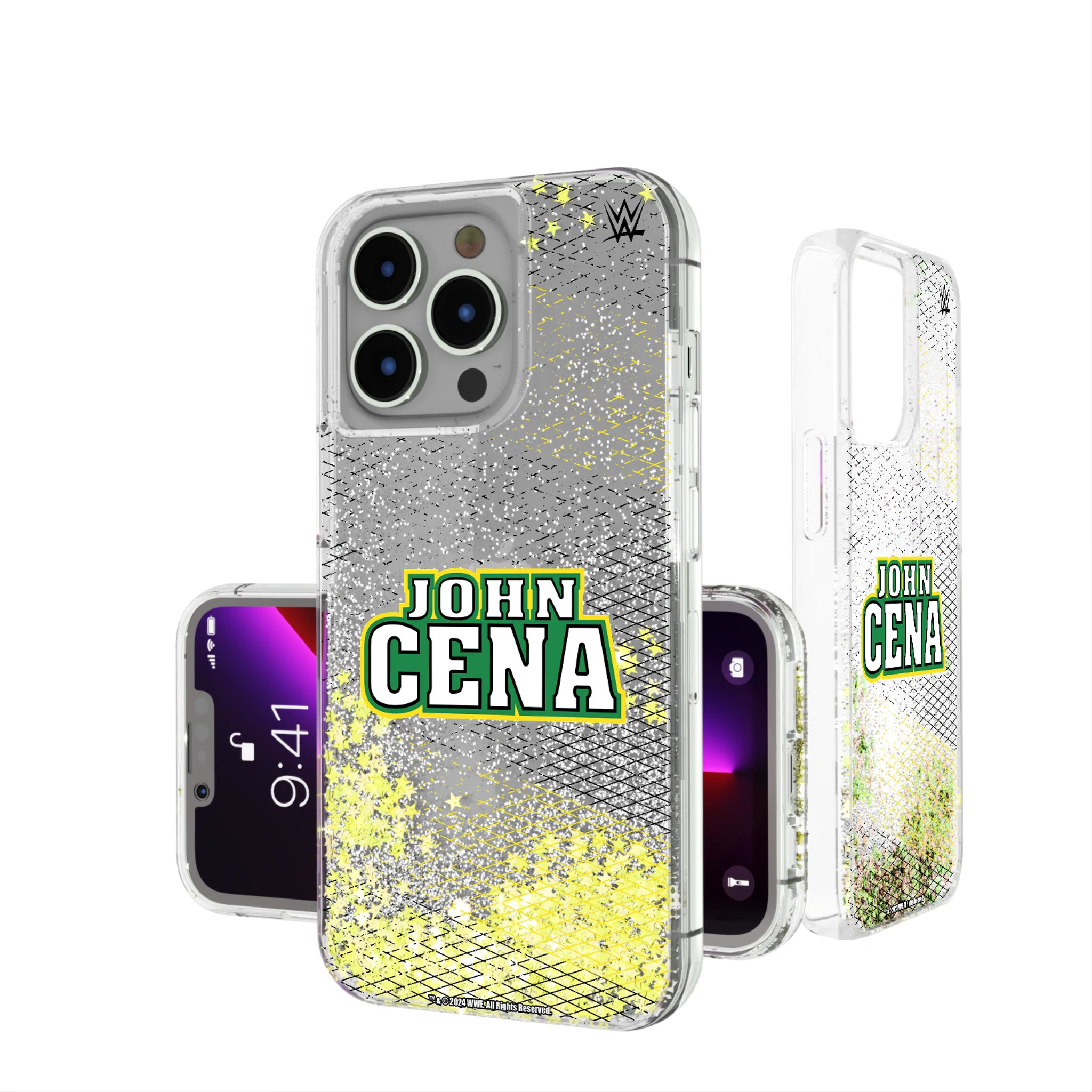 John Cena Steel iPhone Glitter Phone Case for Apple iPhone
