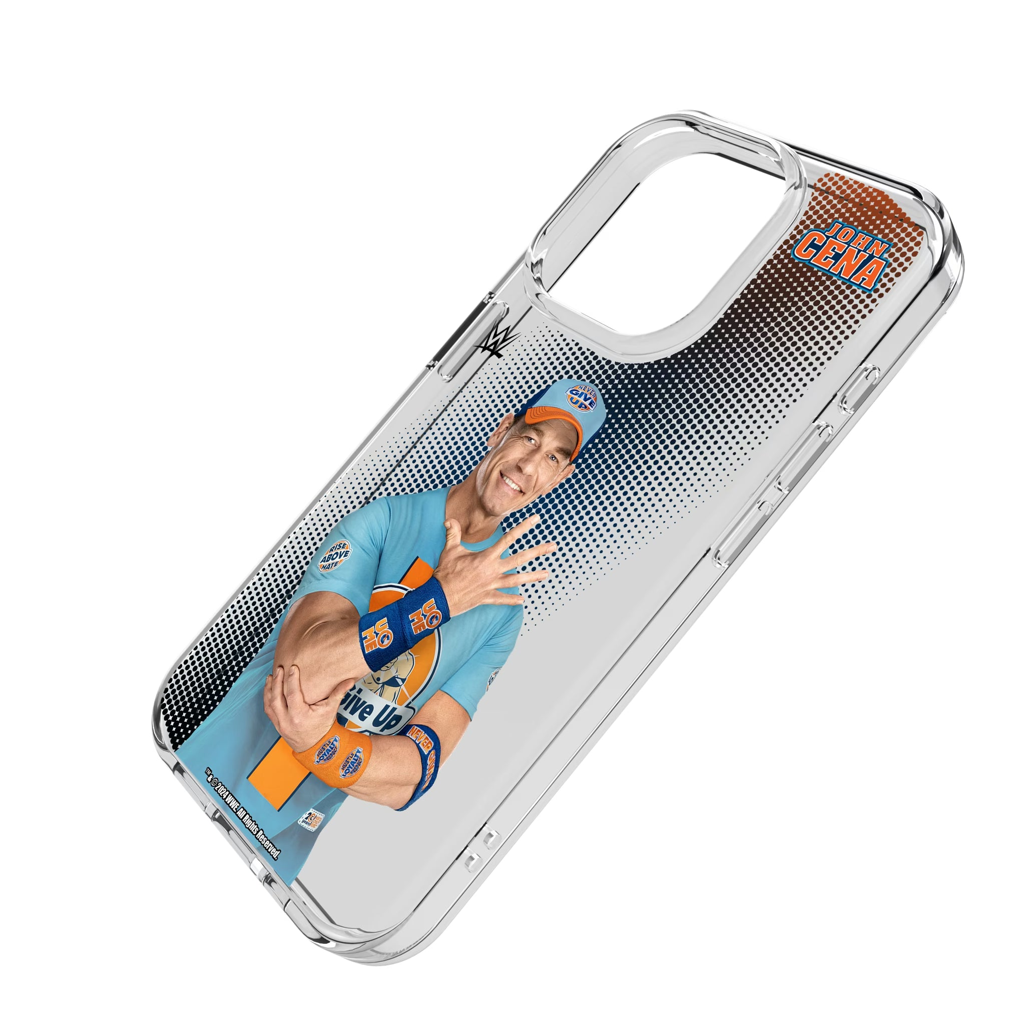 John Cena Superstar iPhone Clear Phone Case for Apple iPhone - Isometric View