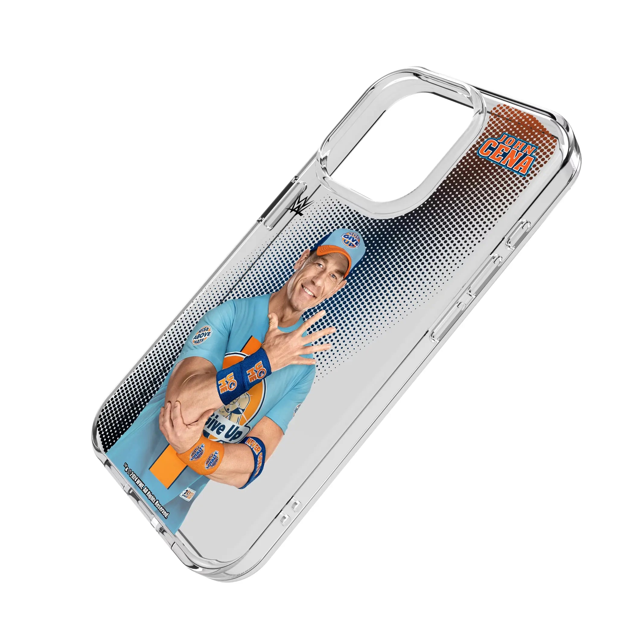 John Cena Superstar iPhone Clear Phone Case for Apple iPhone - Isometric View