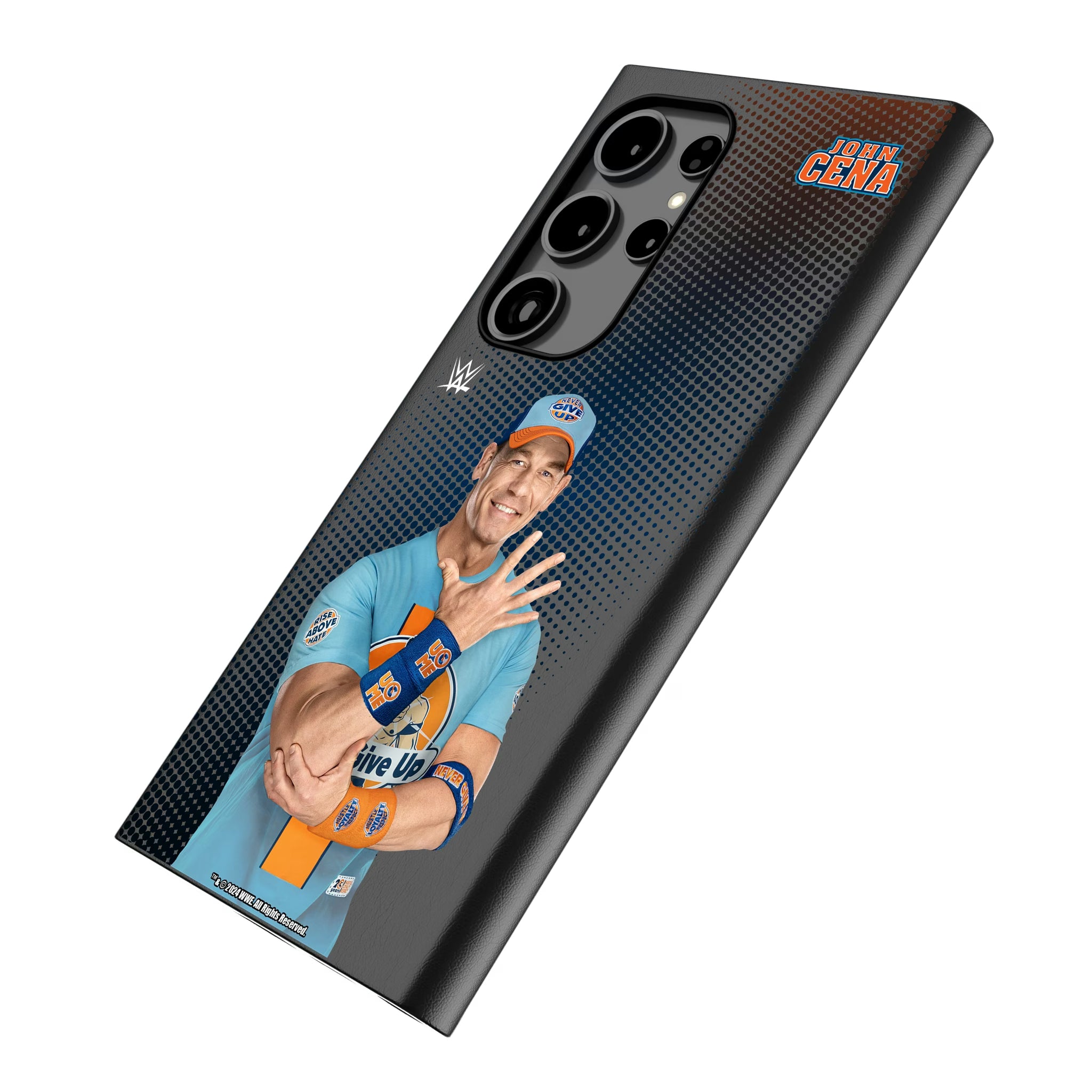 John Cena Superstar Galaxy MagSafe Compatible Phone Case for Samsung Galaxy - Isometric View