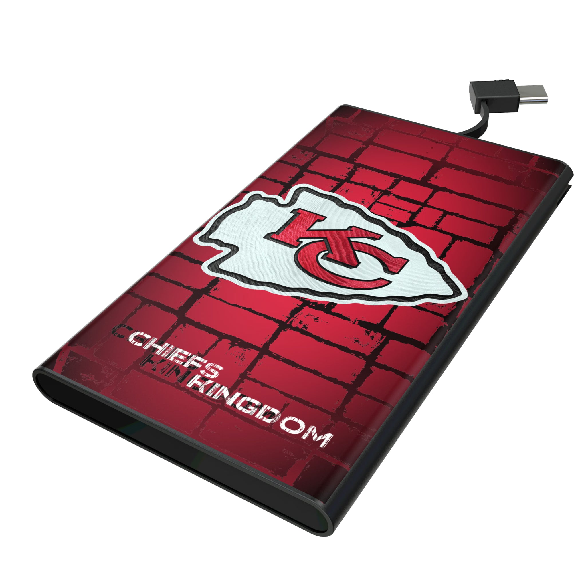 Kansas City Chiefs Brick 5000mAh Flat Powerbank