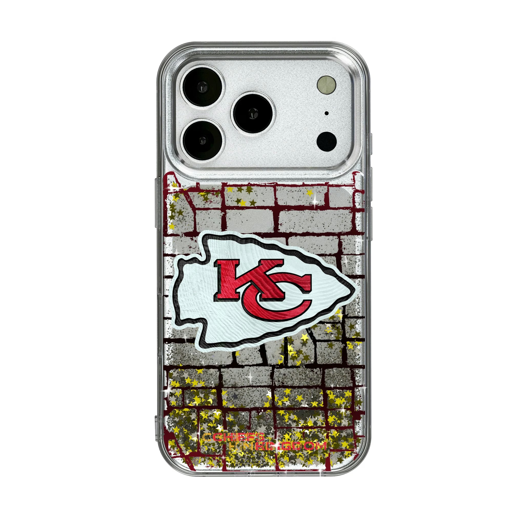 Kansas City Chiefs Brick iPhone Glitter Phone Case for Apple iPhone