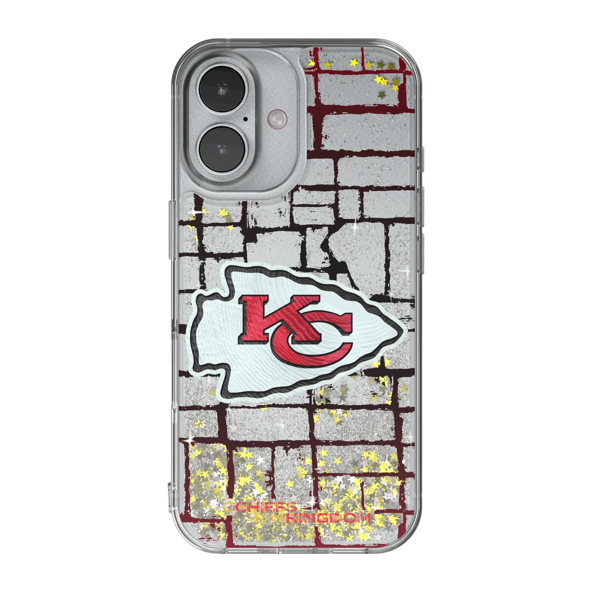 Kansas City Chiefs Brick iPhone Glitter Phone Case for Apple iPhone