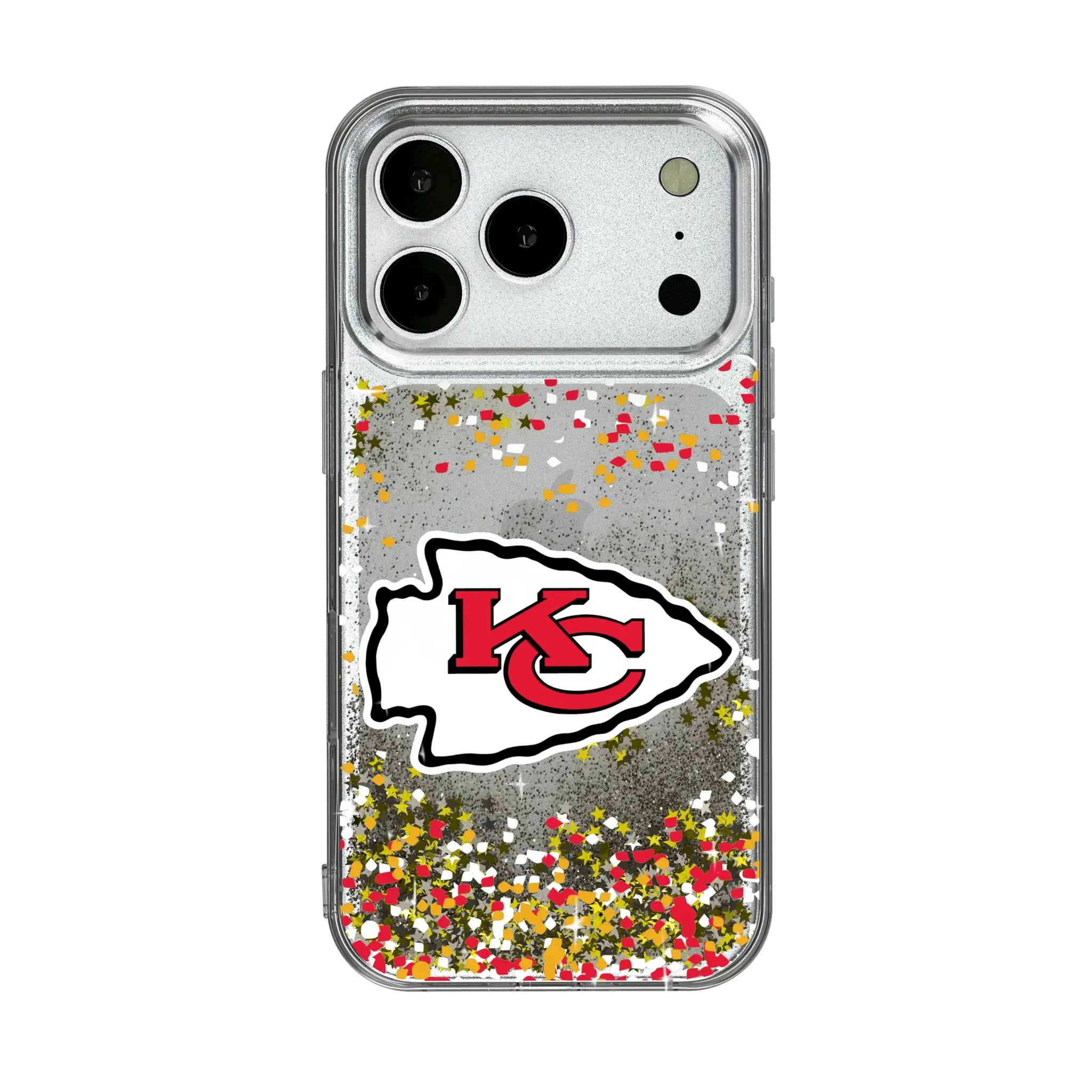 Kansas City Chiefs Confetti iPhone Glitter Phone Case for Apple iPhone