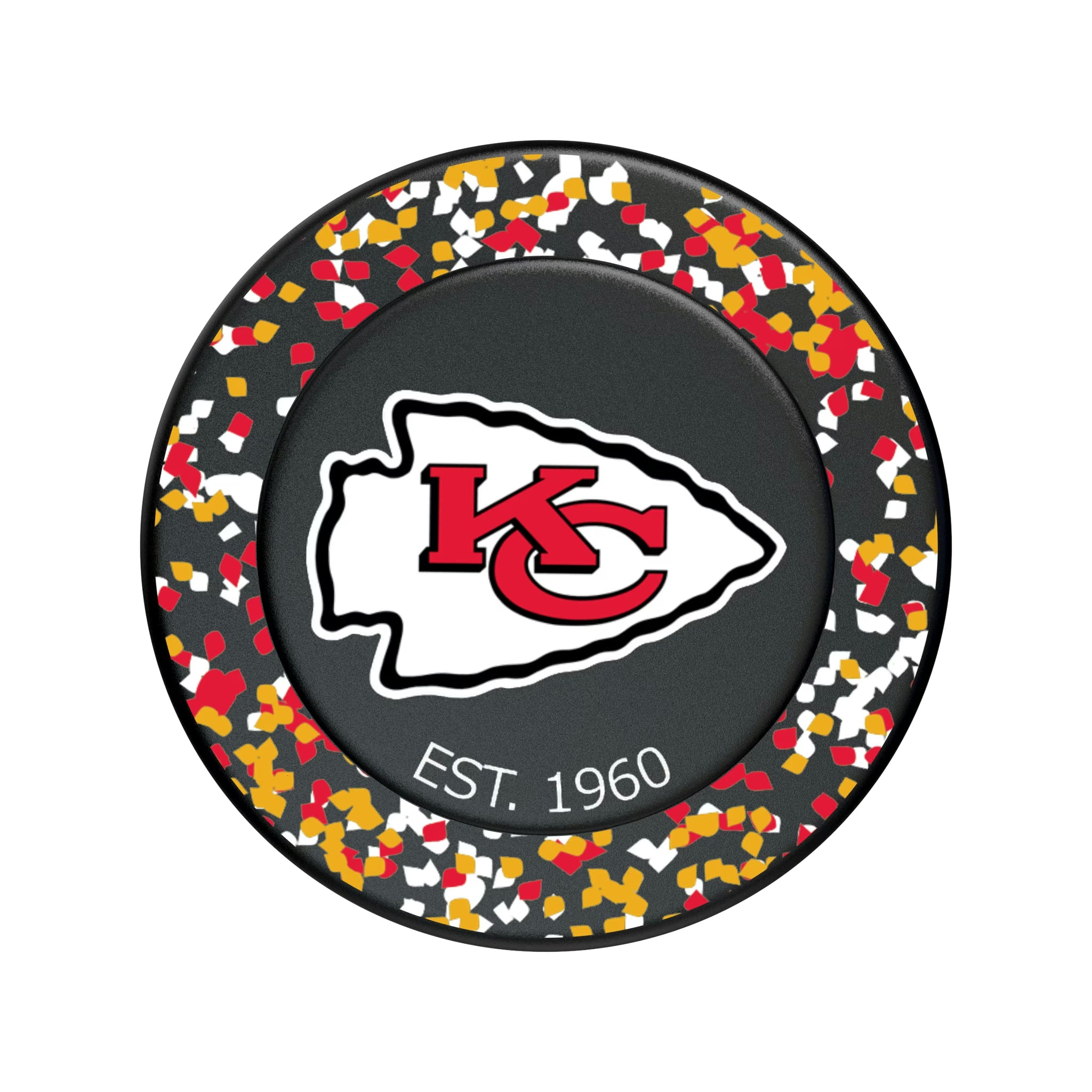 Kansas City Chiefs Confetti Popsockets Round Magnetic
