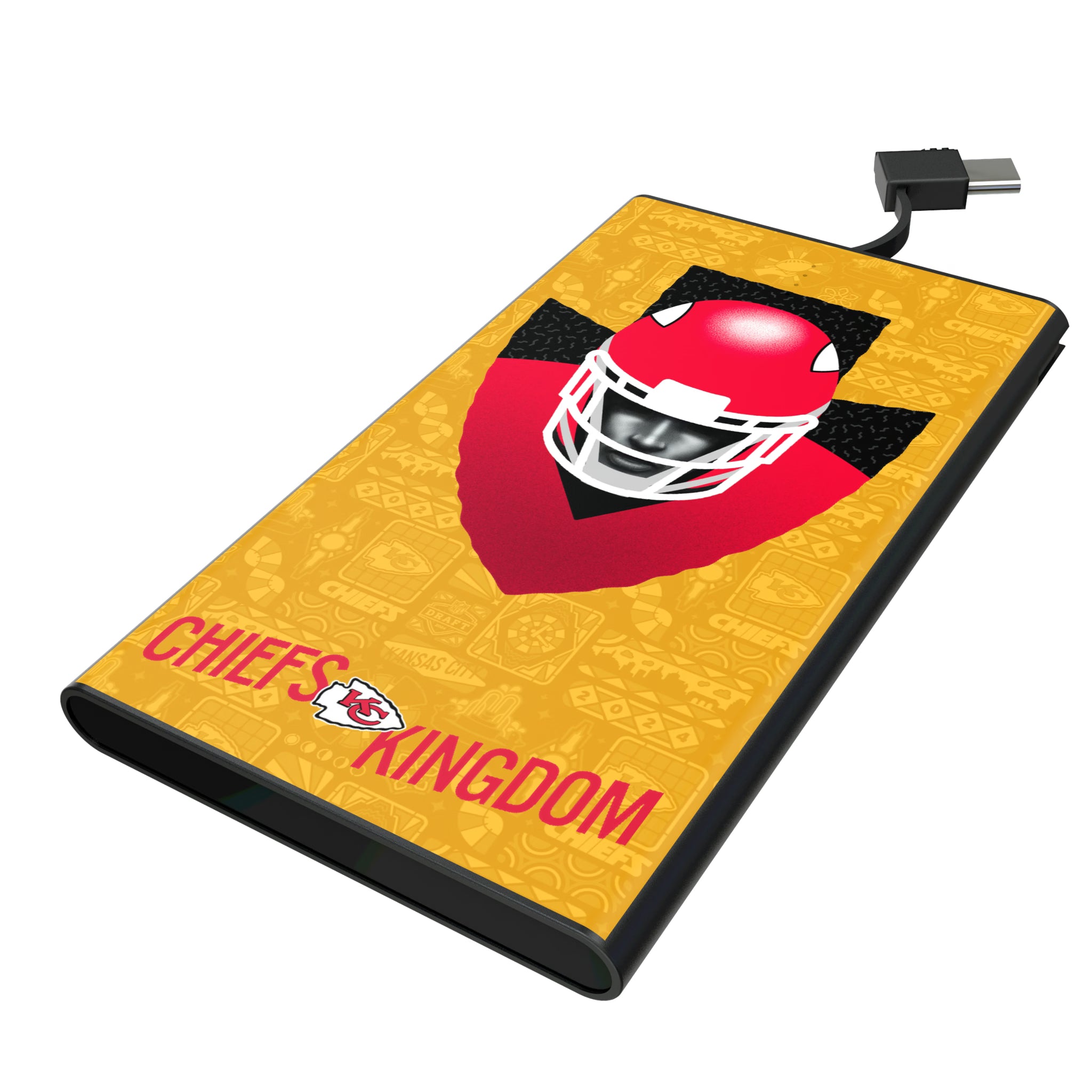 Kansas City Chiefs Deco 5000mAh Flat Powerbank