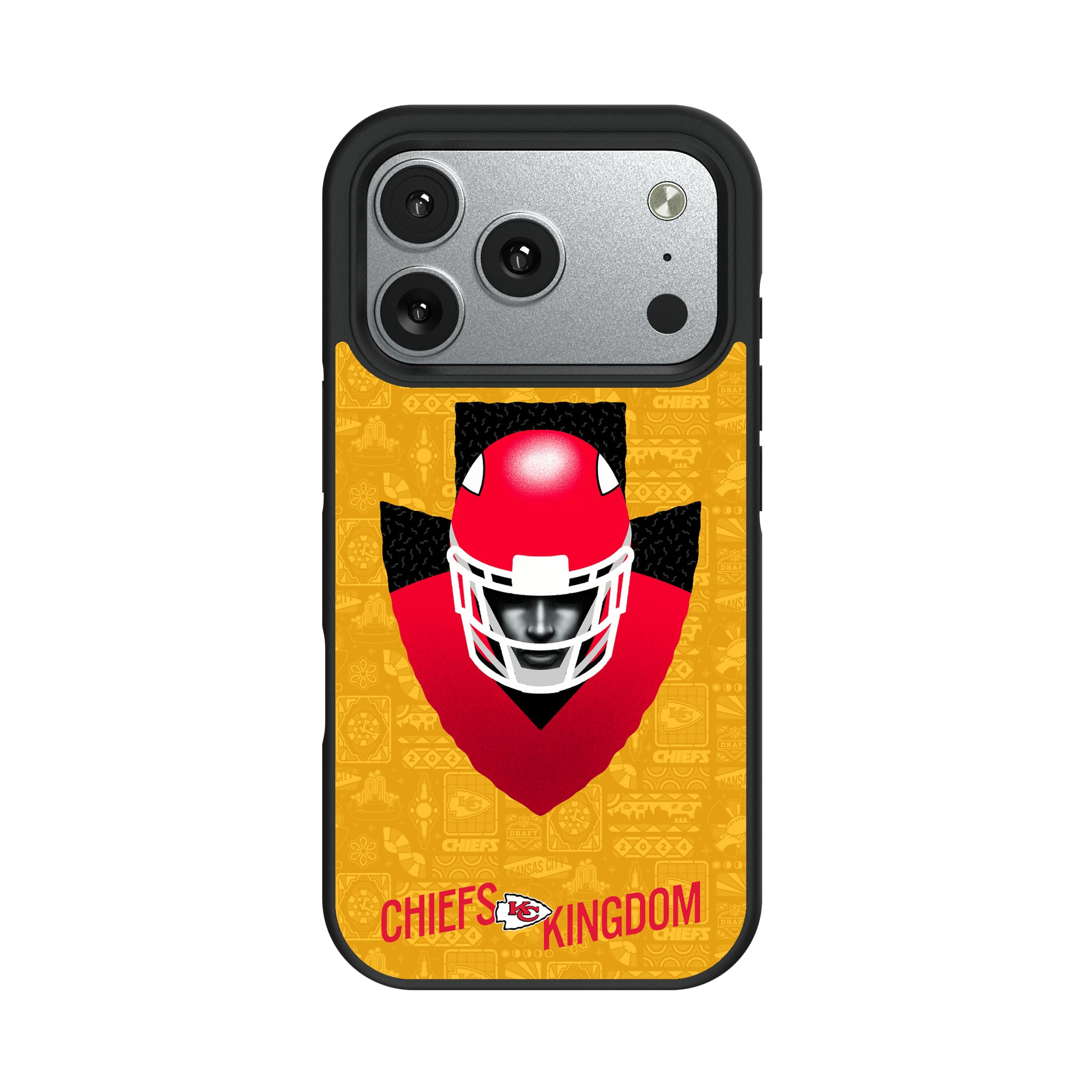 Kansas City Chiefs Deco iPhone Bump Phone Case for Apple iPhone#Device_iPhone 17 Pro