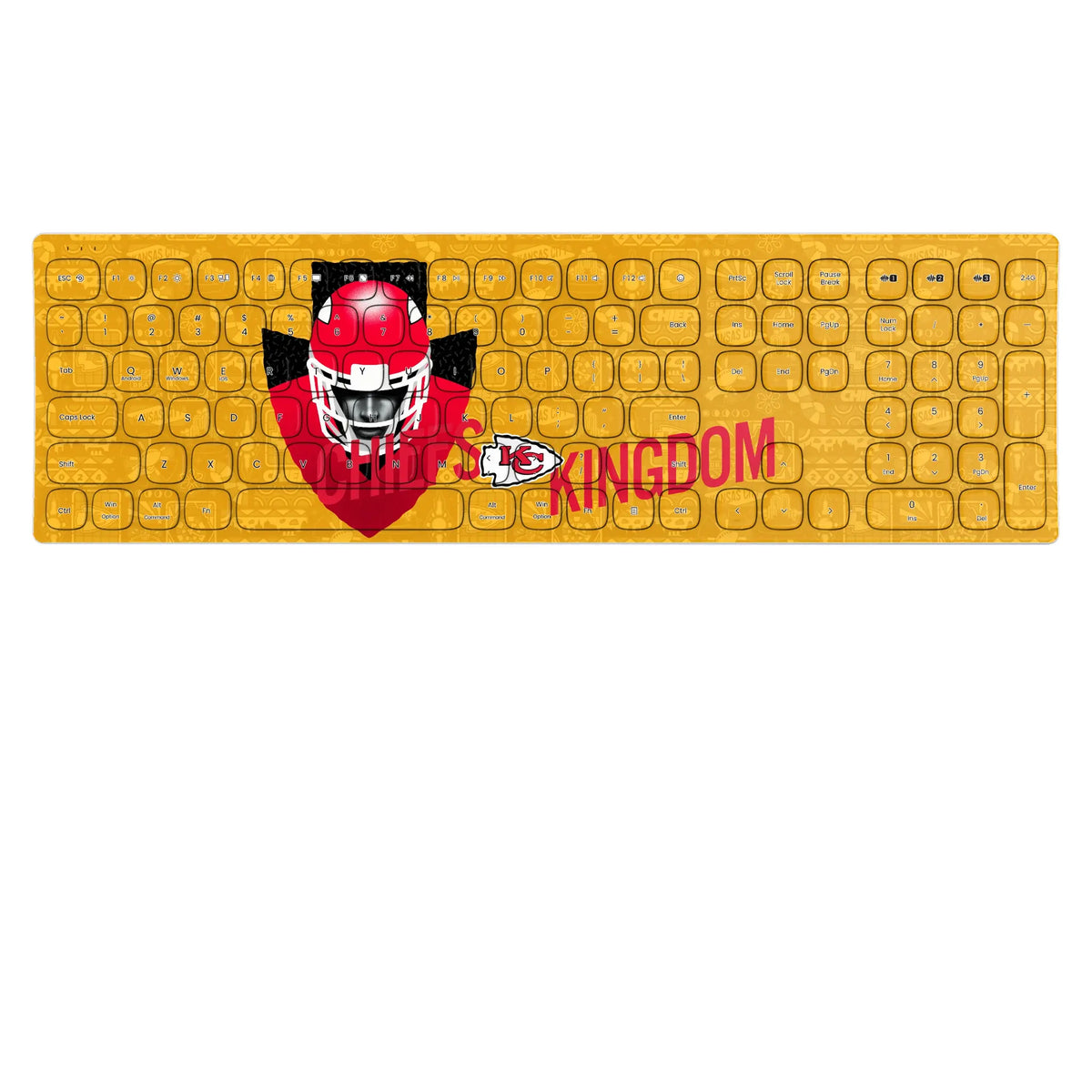 Kansas City Chiefs Deco KKB605 Curved Wireless Keyboard