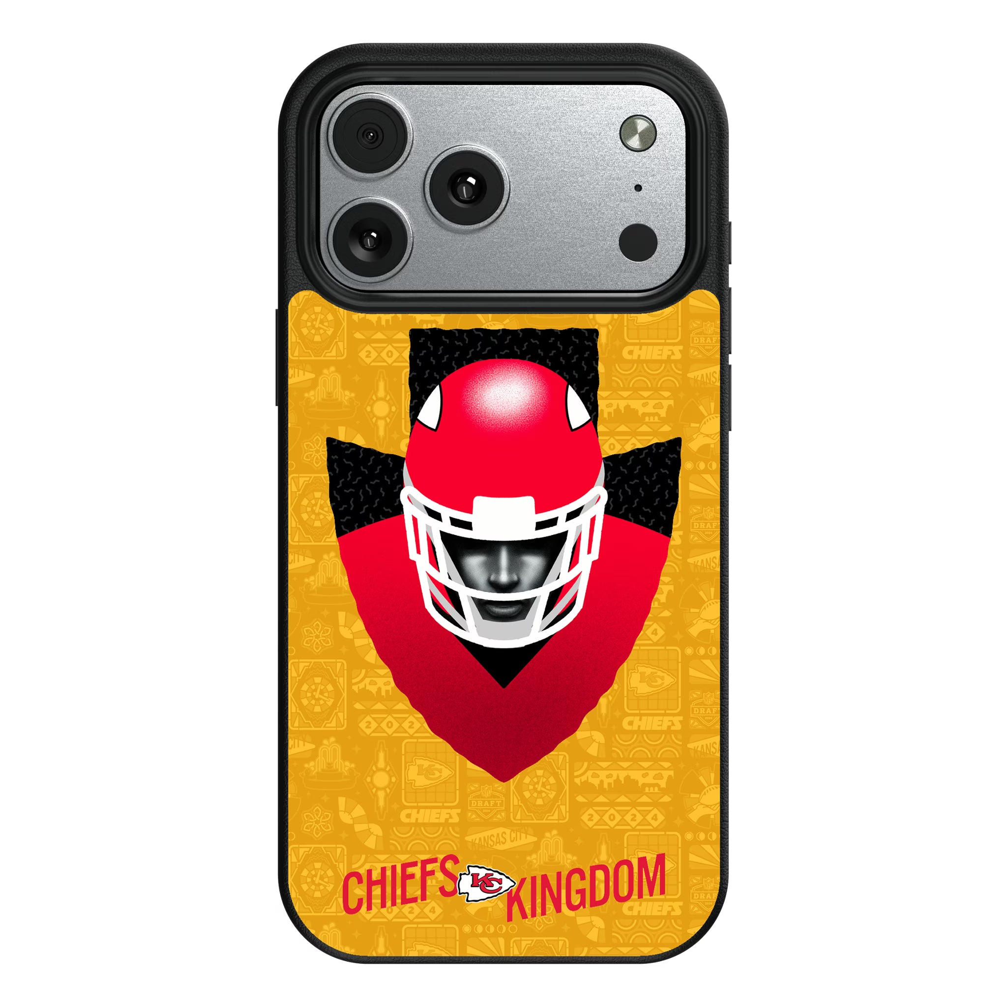 Kansas City Chiefs Deco iPhone MagSafe Compatible Phone Case for Apple iPhone#Device_iPhone 17 Pro Max