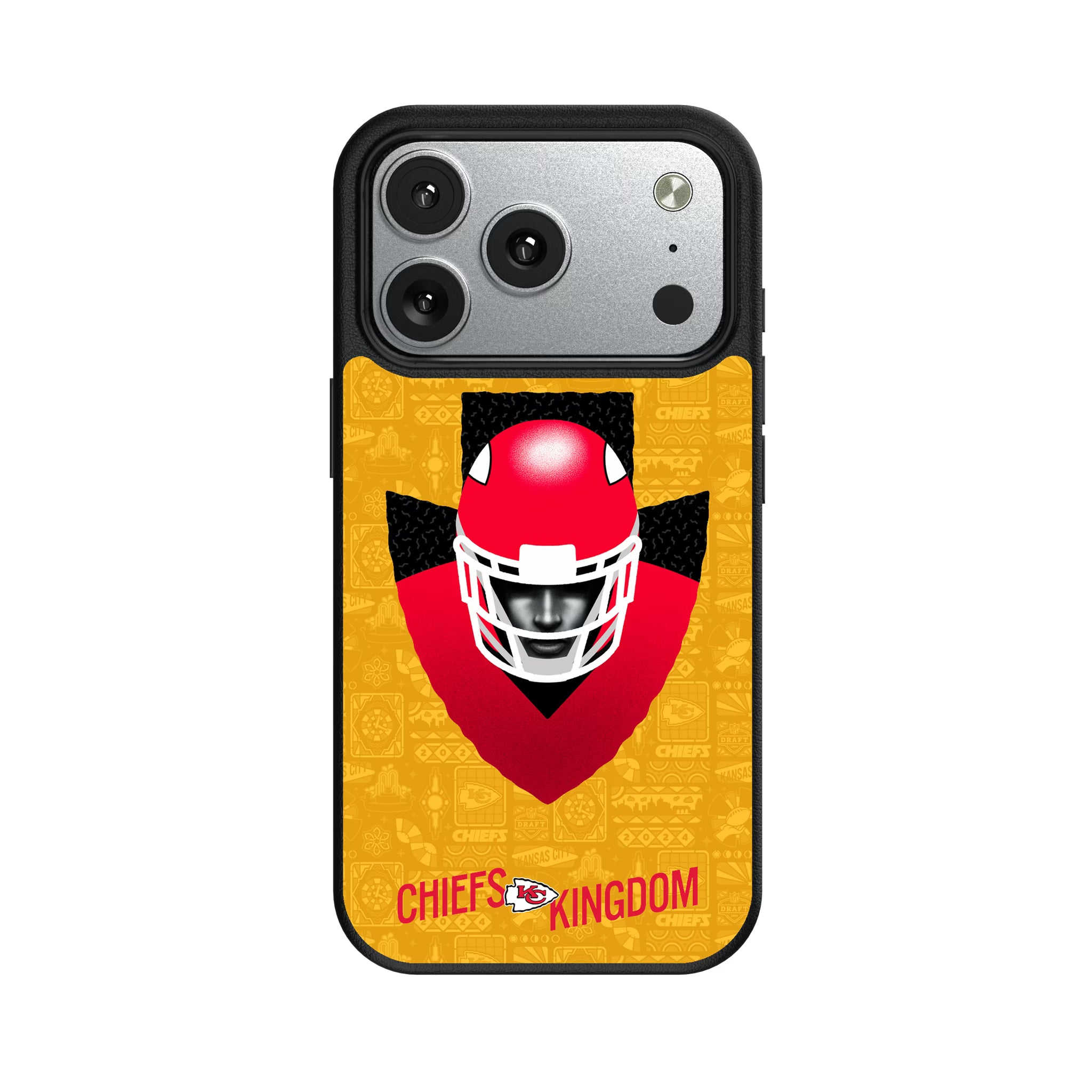 Kansas City Chiefs Deco iPhone MagSafe Compatible Phone Case for Apple iPhone#Device_iPhone 17 Pro