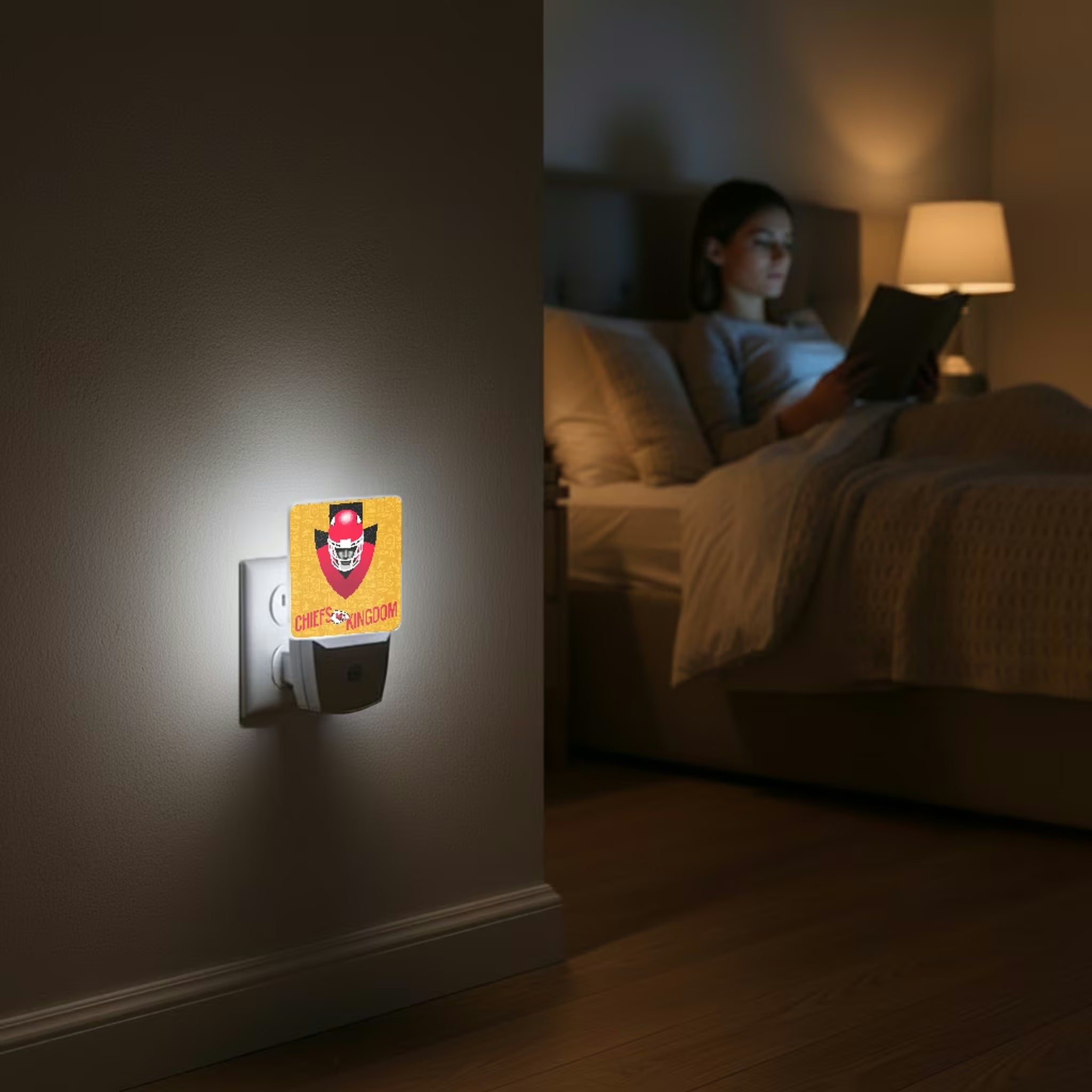 Kansas City Chiefs Deco Night Light 2-Pack - Lifestyle