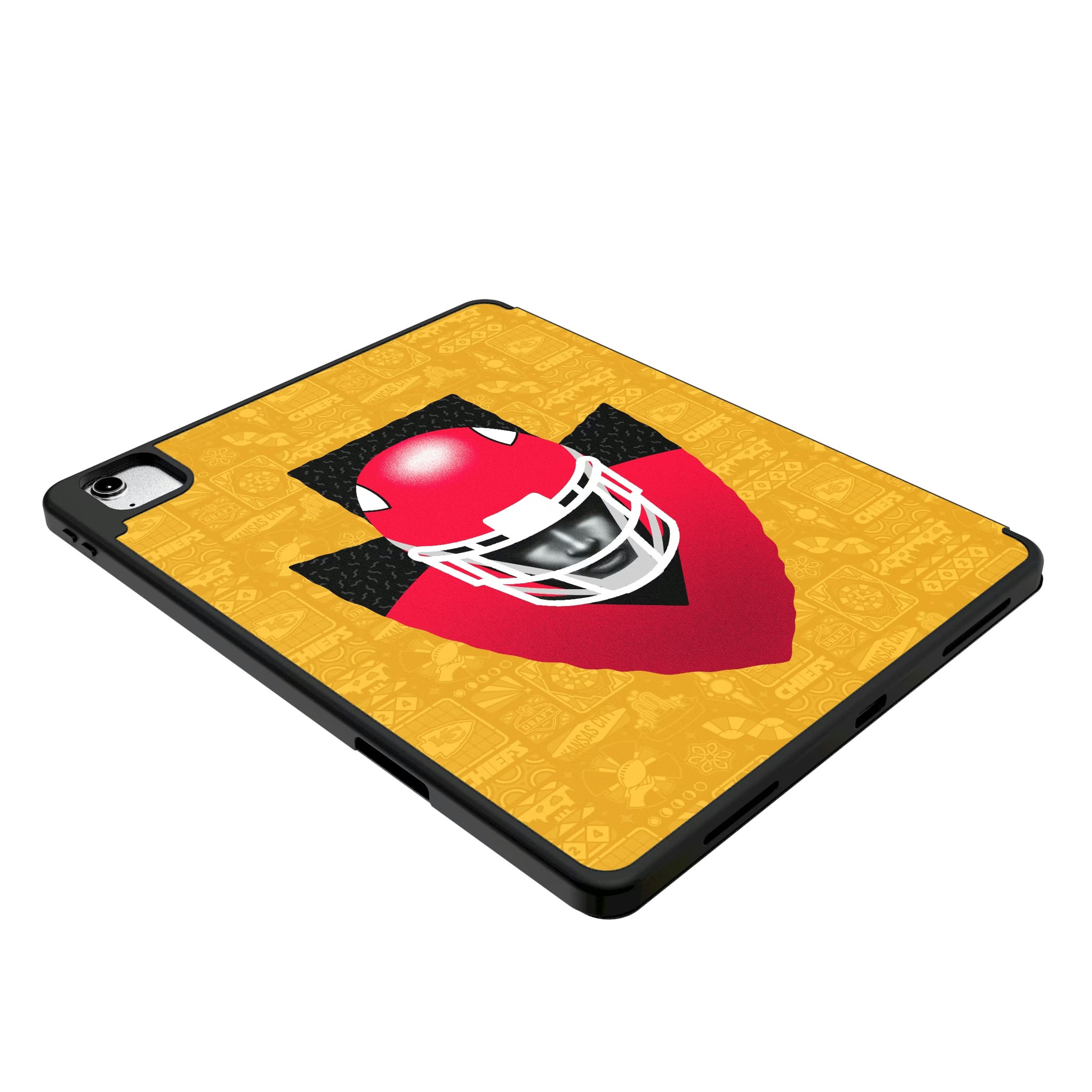 Kansas City Chiefs Deco iPad Tablet Case for Apple iPad - Isometric View