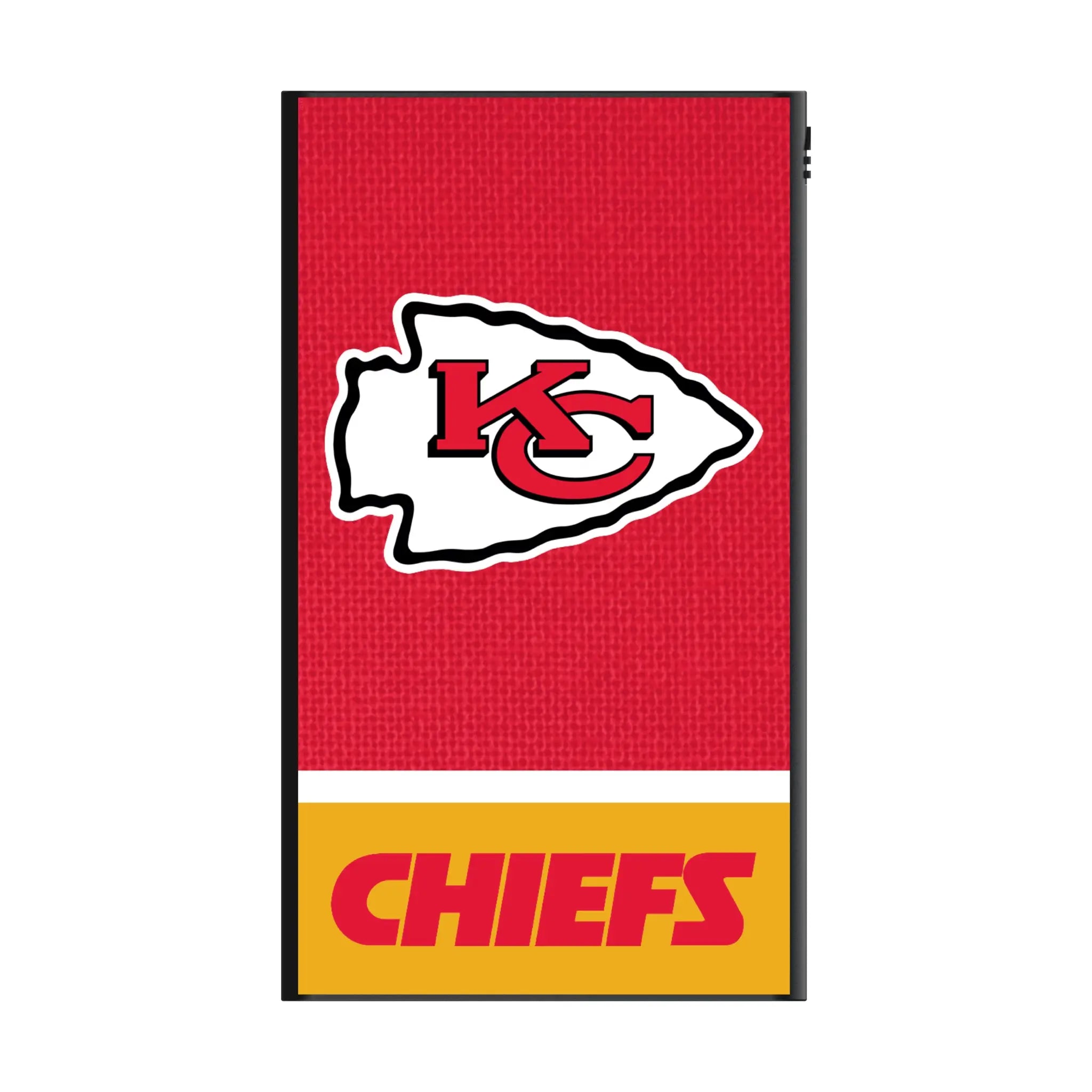 Kansas City Chiefs Endzone Solid 5000mAh Flat Power Bank
