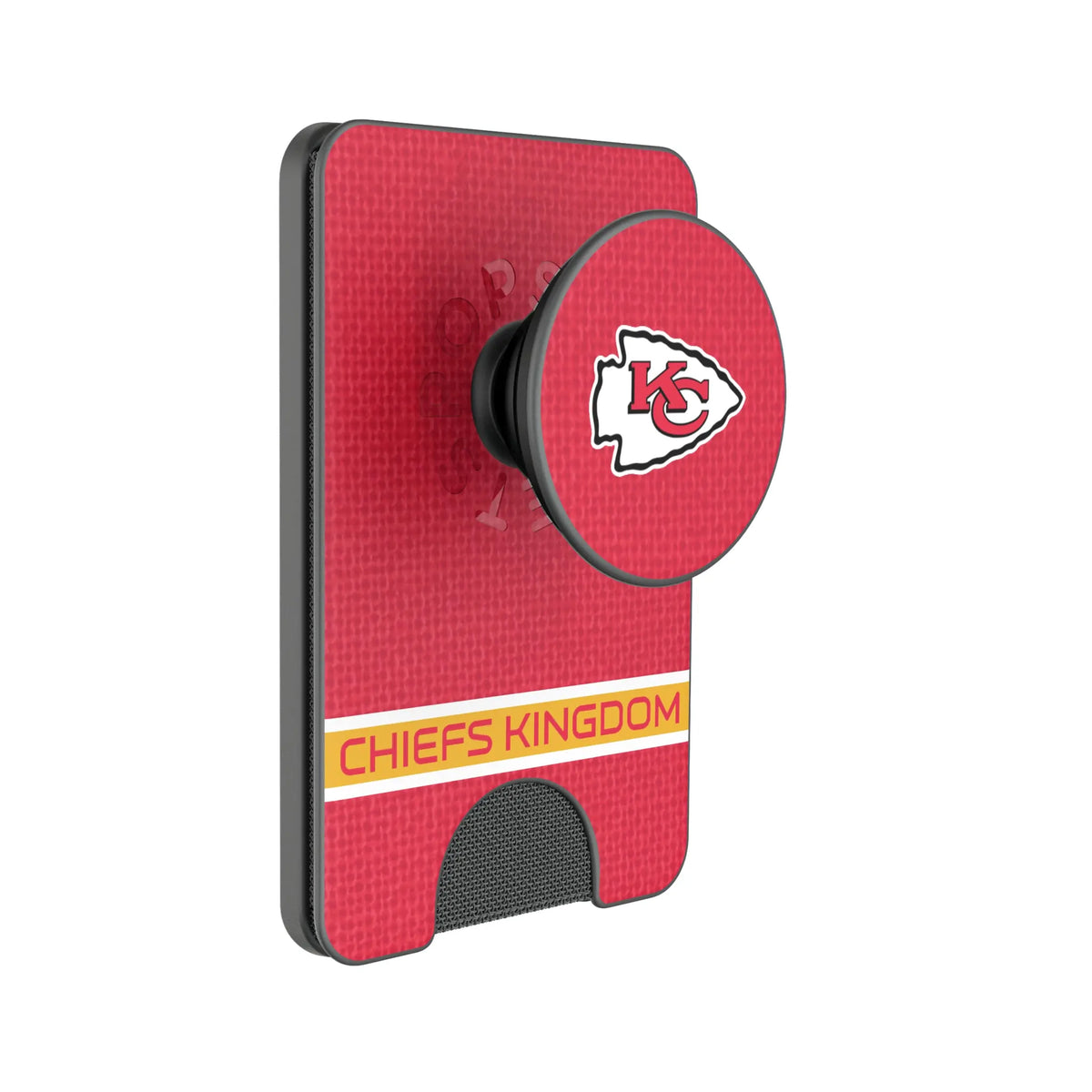 Kansas City Chiefs Endzone Solid Popsockets Wallet Magnetic