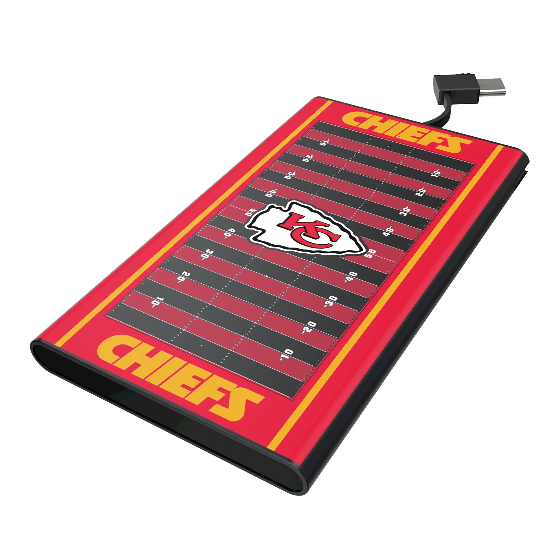 Kansas City Chiefs Field 5000mAh Flat Power Bank