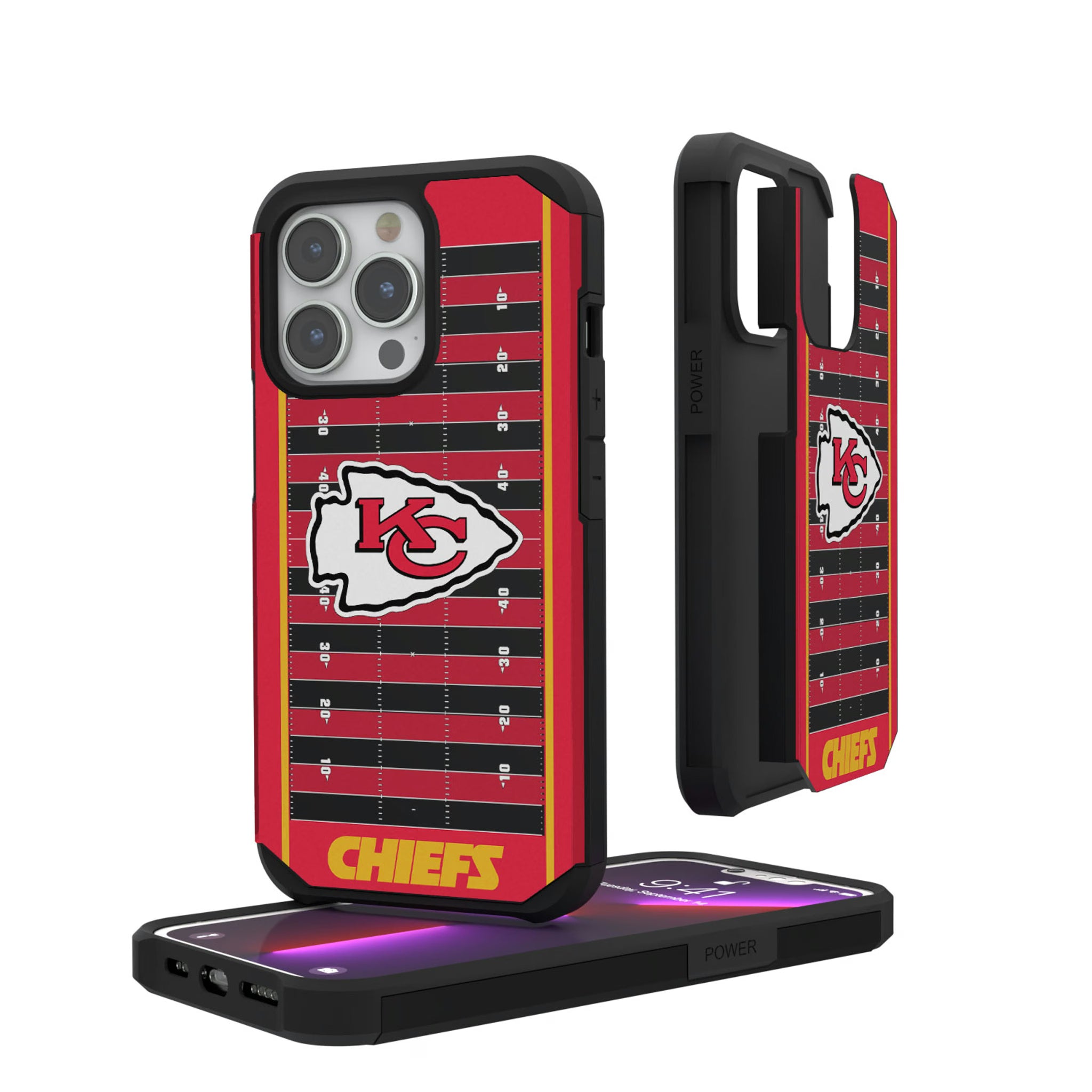 Kansas City Chiefs Field iPhone Rugged Phone Case for Apple iPhone