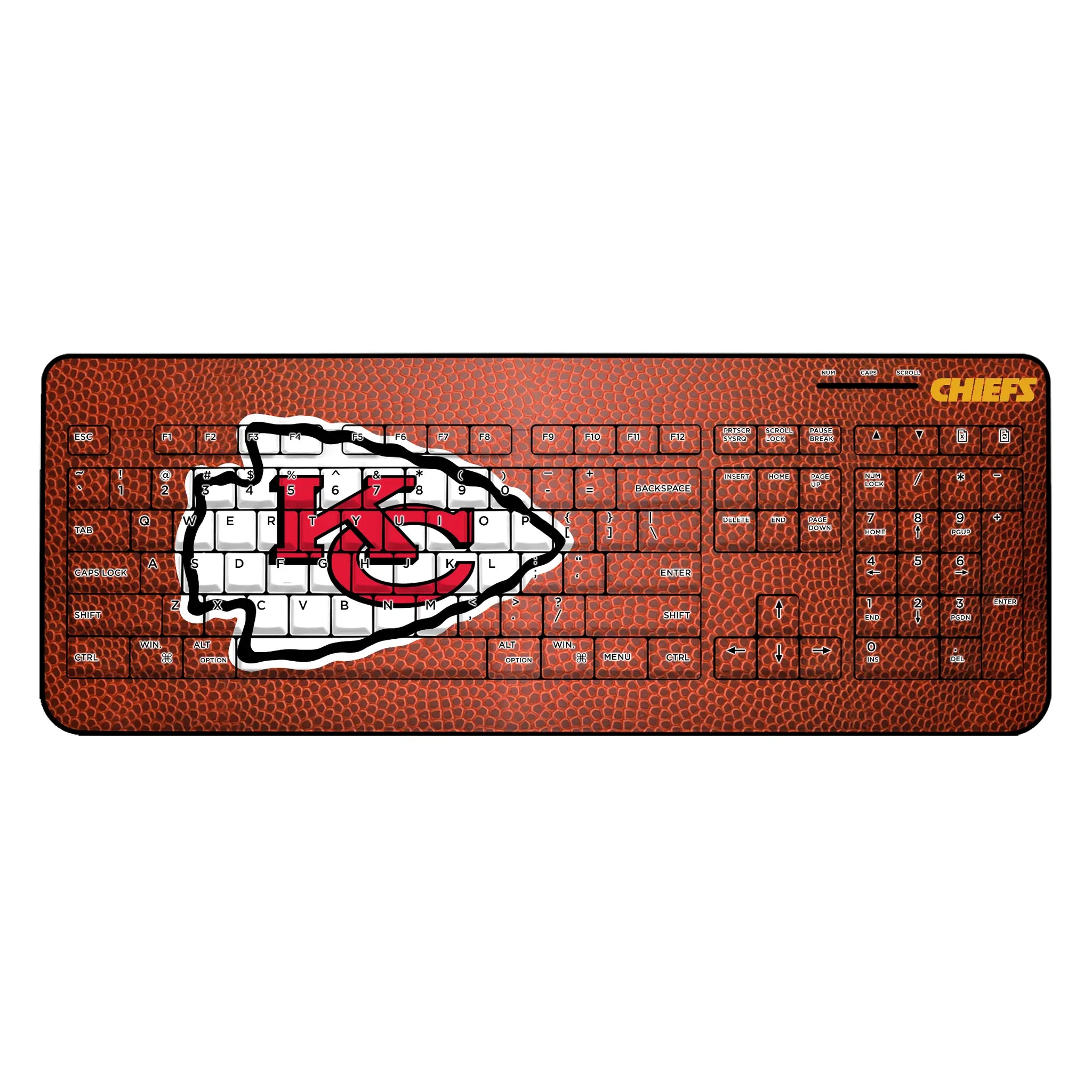 Kansas City Chiefs Football Wireless USB Keyboard
