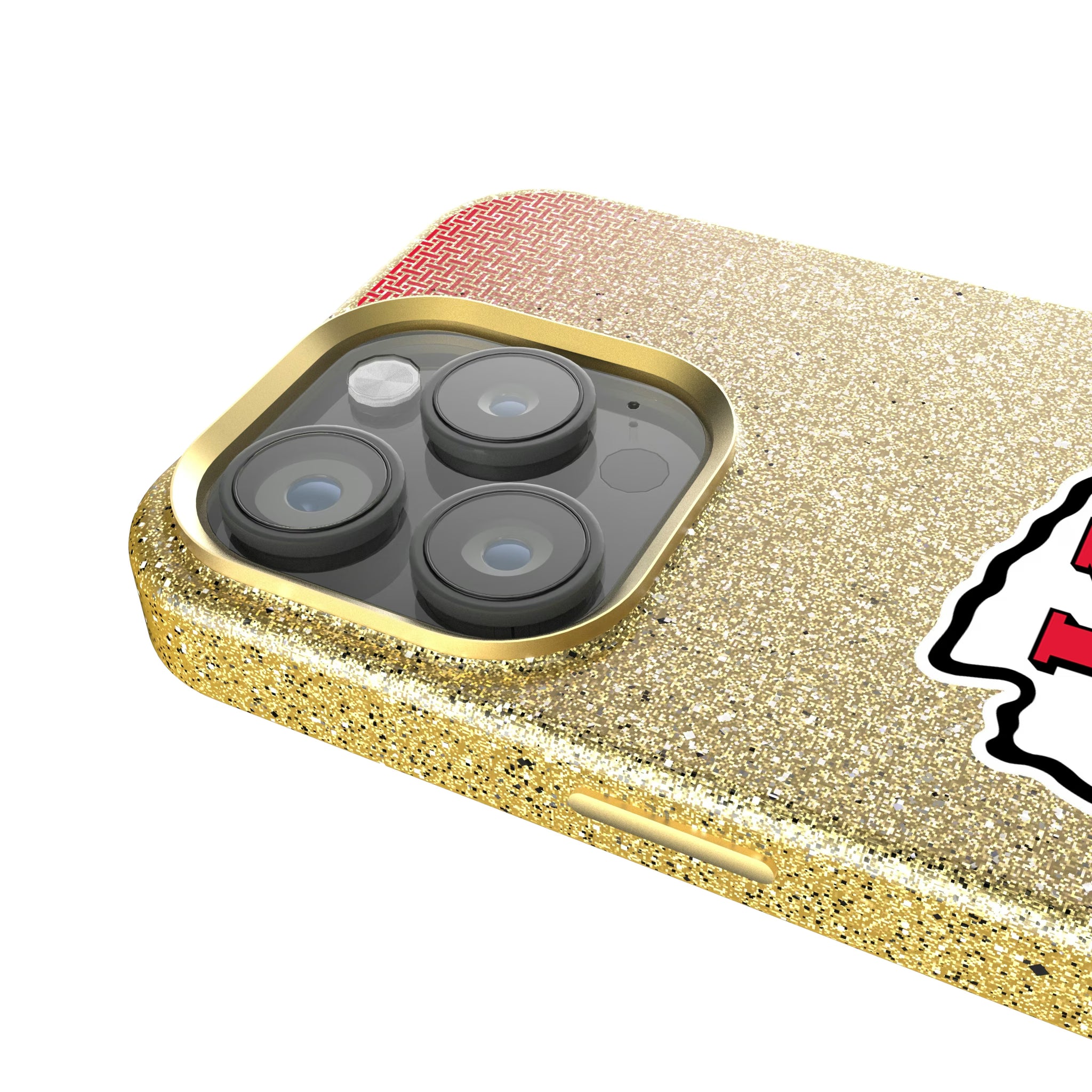 Kansas City Chiefs Linen iPhone Bling Phone Case for Apple iPhone - Detail