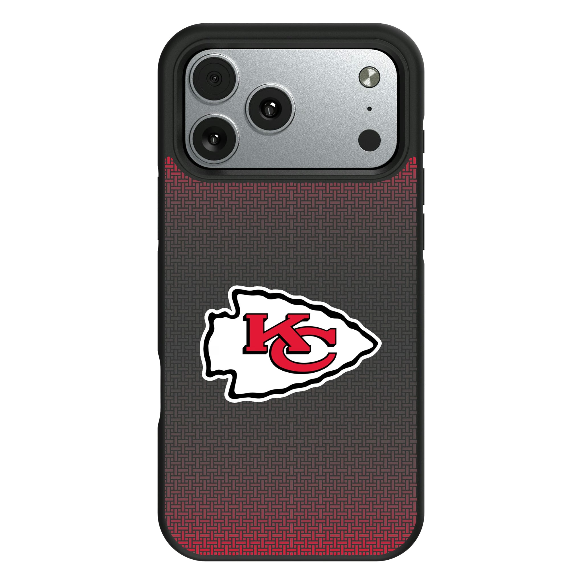 Kansas City Chiefs Linen iPhone Bump Phone Case for Apple iPhone#Device_iPhone 17 Pro Max