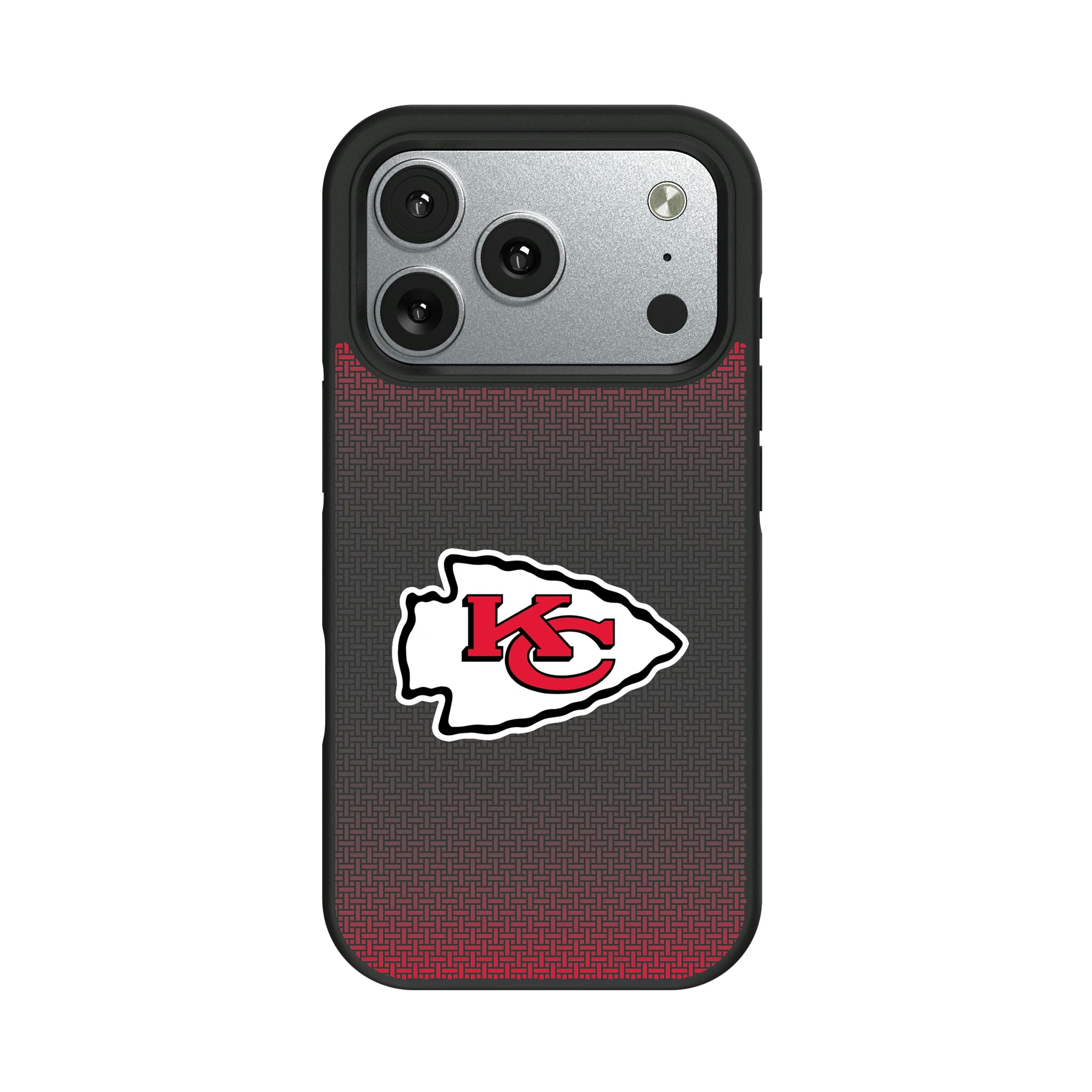 Kansas City Chiefs Linen iPhone Bump Phone Case for Apple iPhone#Device_iPhone 17 Pro