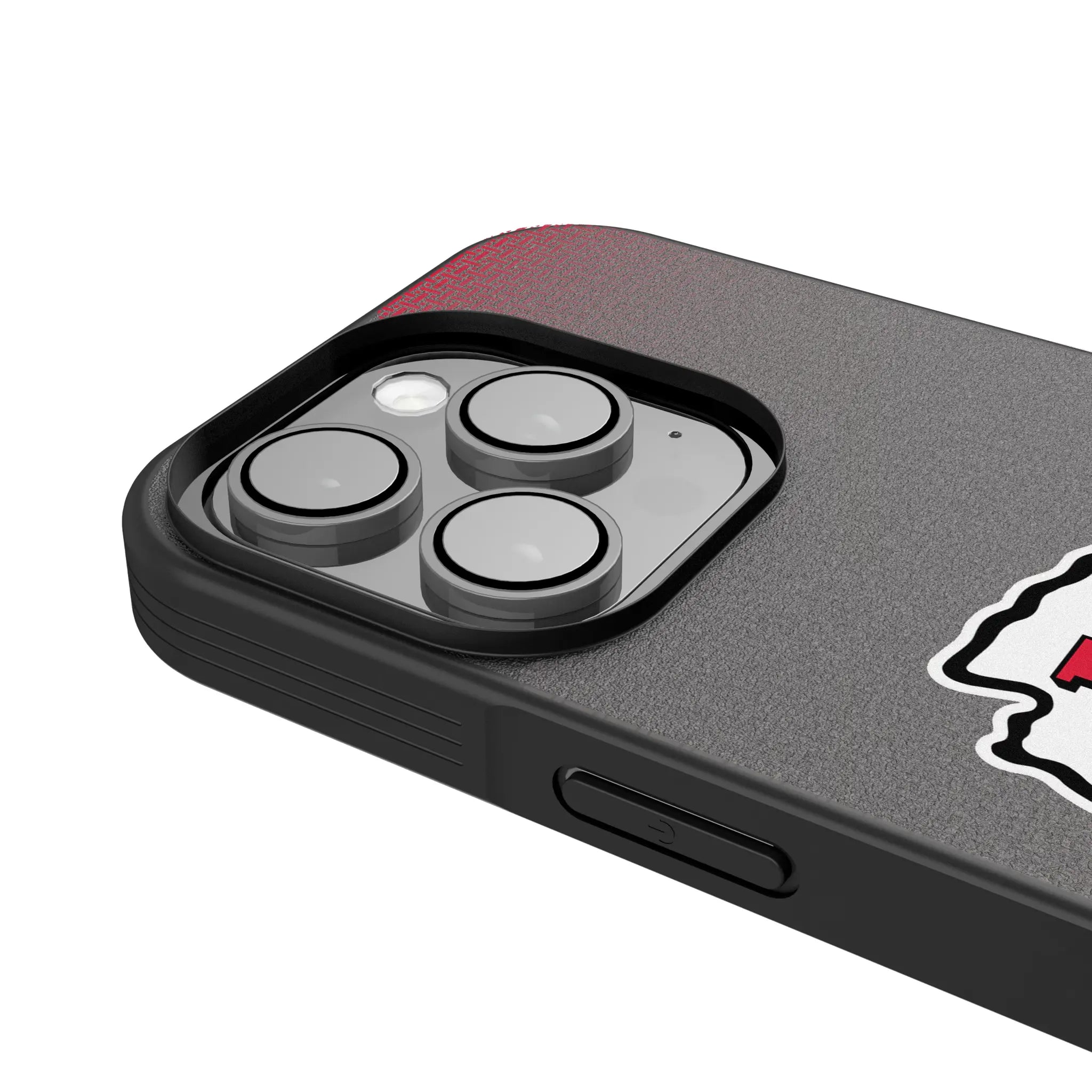 Kansas City Chiefs Linen iPhone Bump Phone Case for Apple iPhone - Detail
