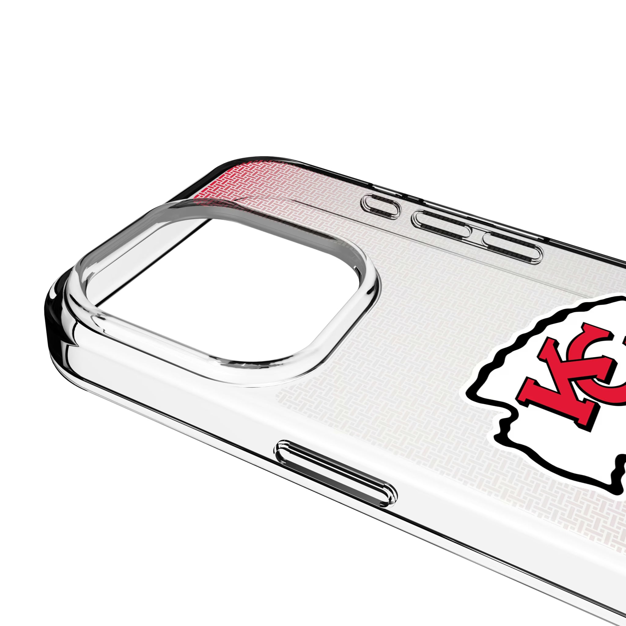 Kansas City Chiefs Linen iPhone Clear Phone Case for Apple iPhone - Detail