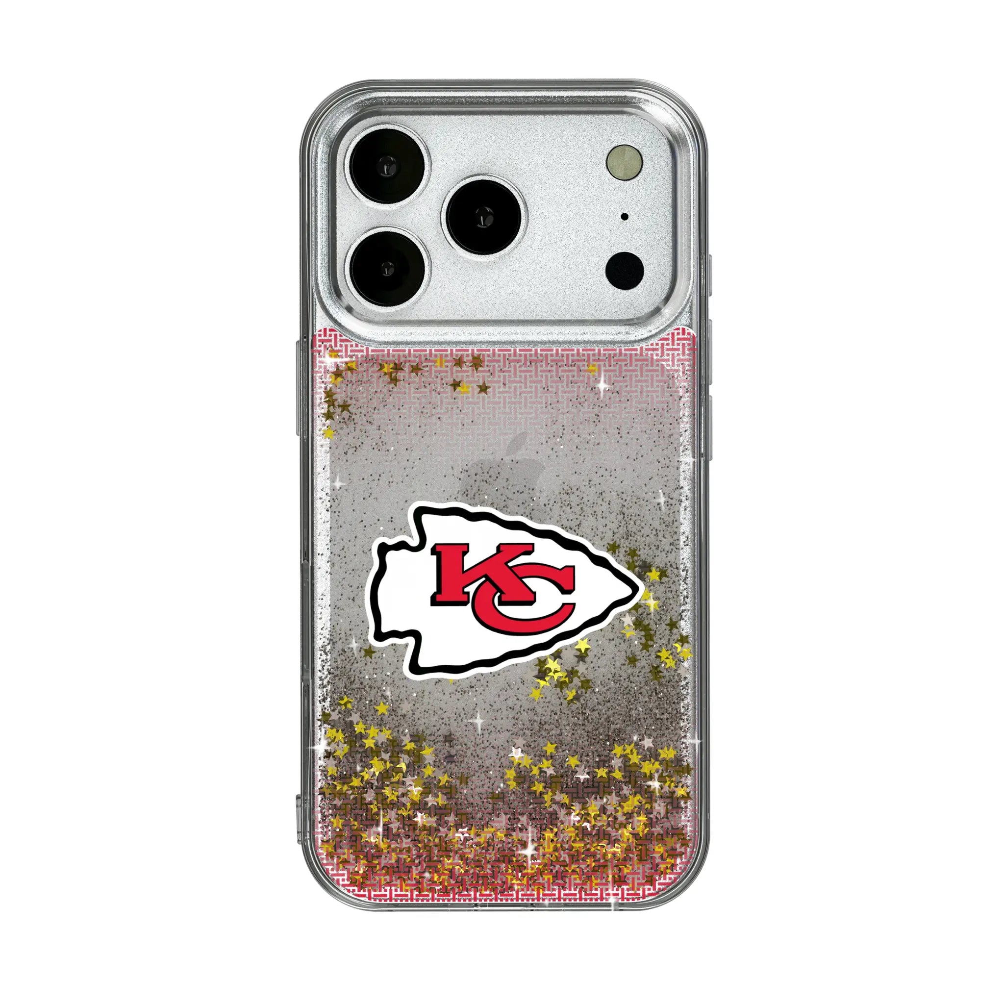 Kansas City Chiefs Linen iPhone Glitter Phone Case for Apple iPhone