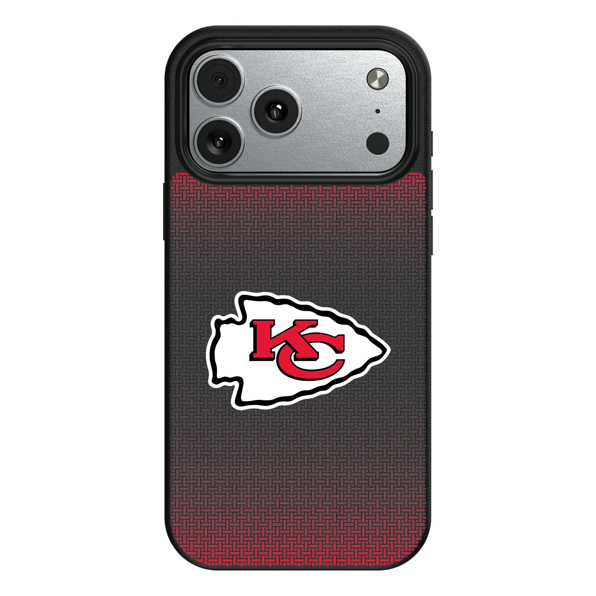 Kansas City Chiefs Linen iPhone MagSafe Compatible Phone Case for Apple iPhone#Device_iPhone 17 Pro Max