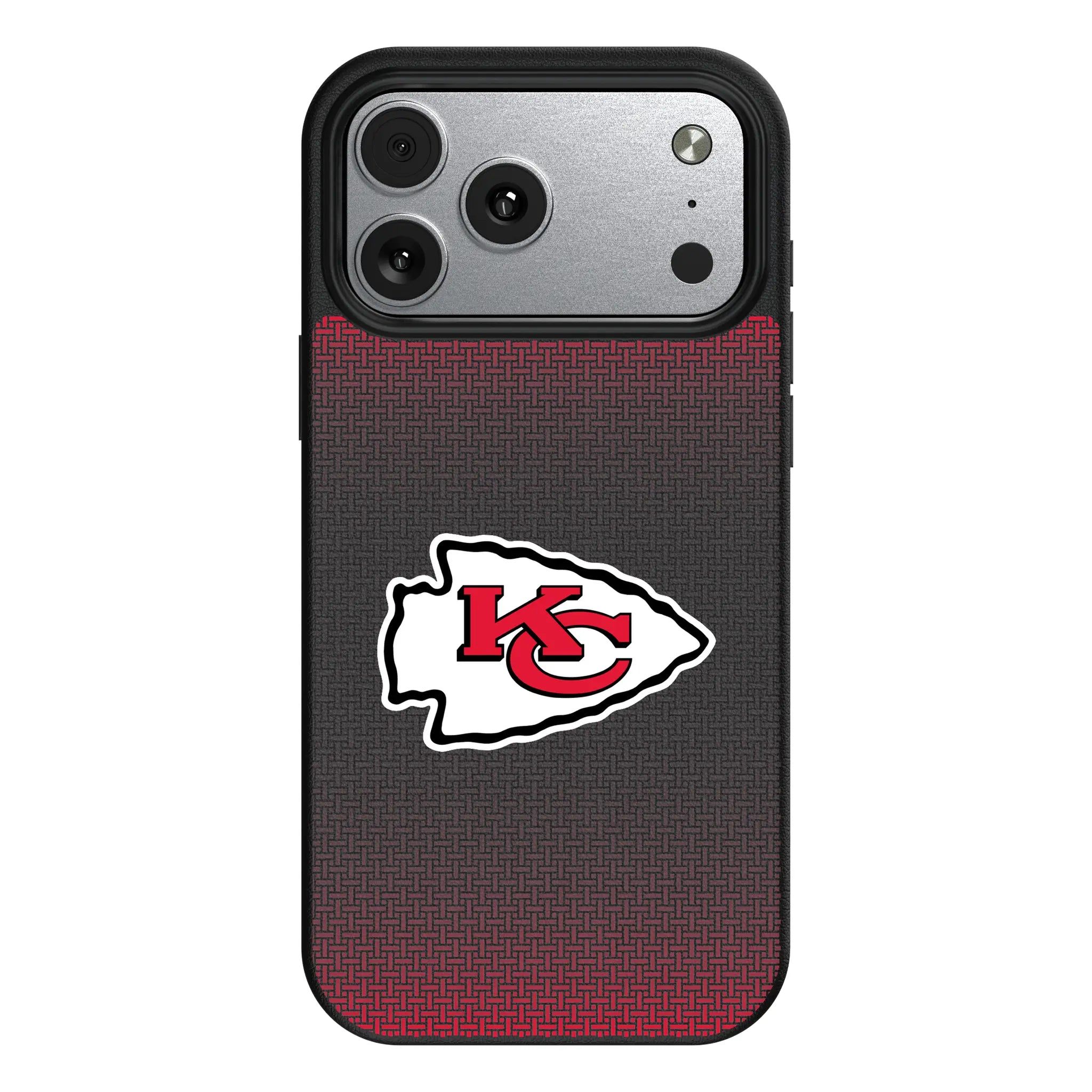 Kansas City Chiefs Linen iPhone MagSafe Compatible Phone Case for Apple iPhone#Device_iPhone 17 Pro Max