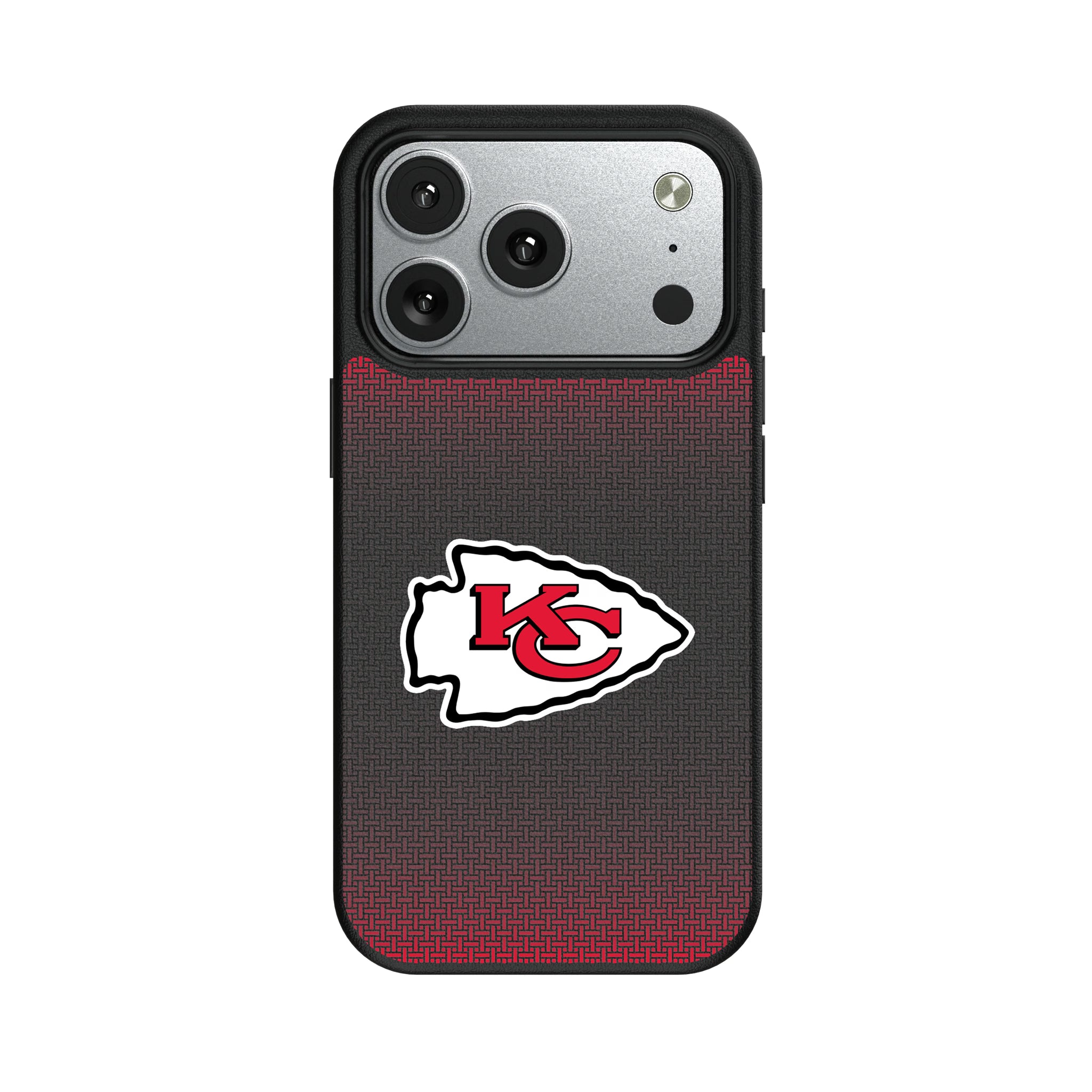 Kansas City Chiefs Linen iPhone MagSafe Compatible Phone Case for Apple iPhone#Device_iPhone 17 Pro