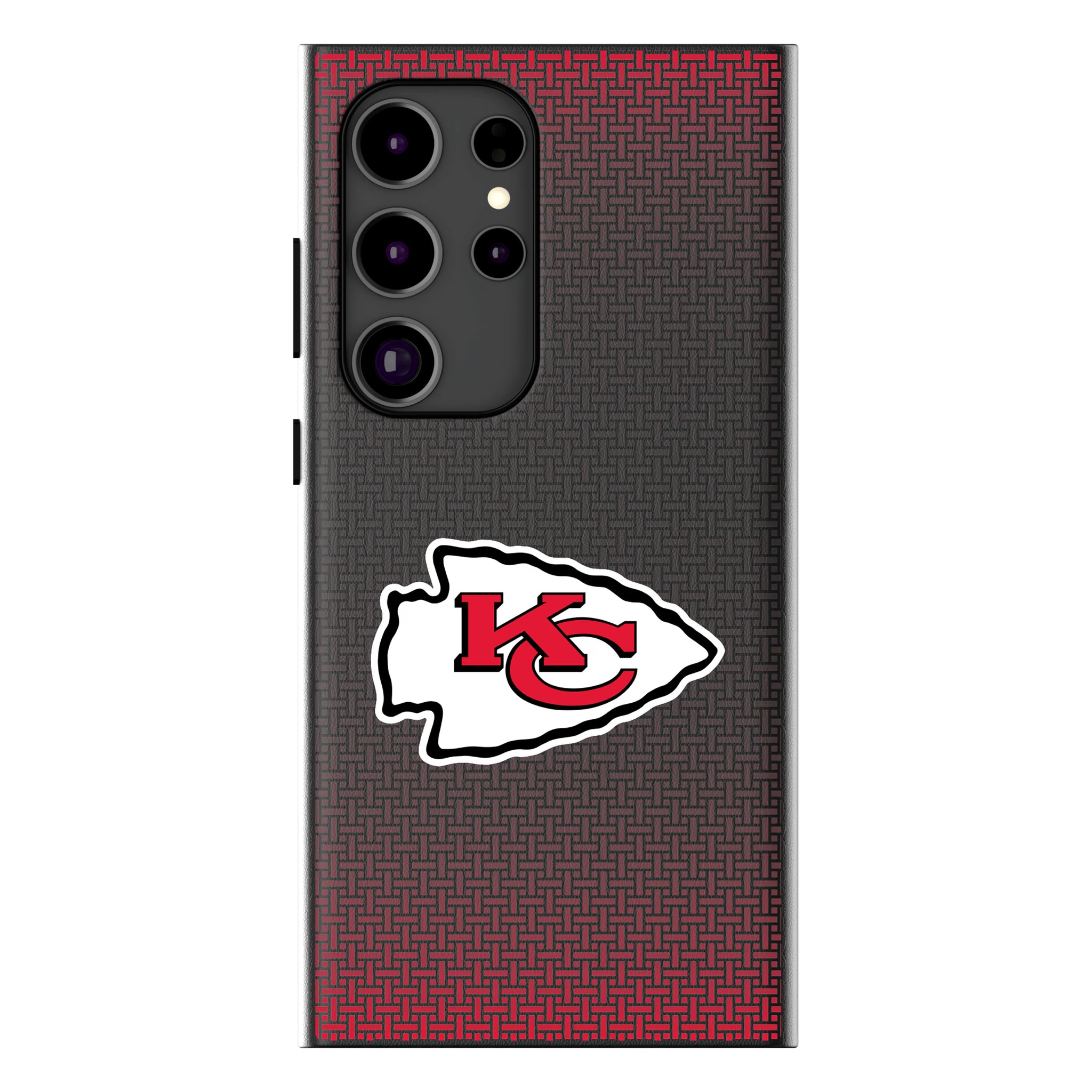Kansas City Chiefs Linen Galaxy MagSafe Compatible Phone Case for Samsung Galaxy