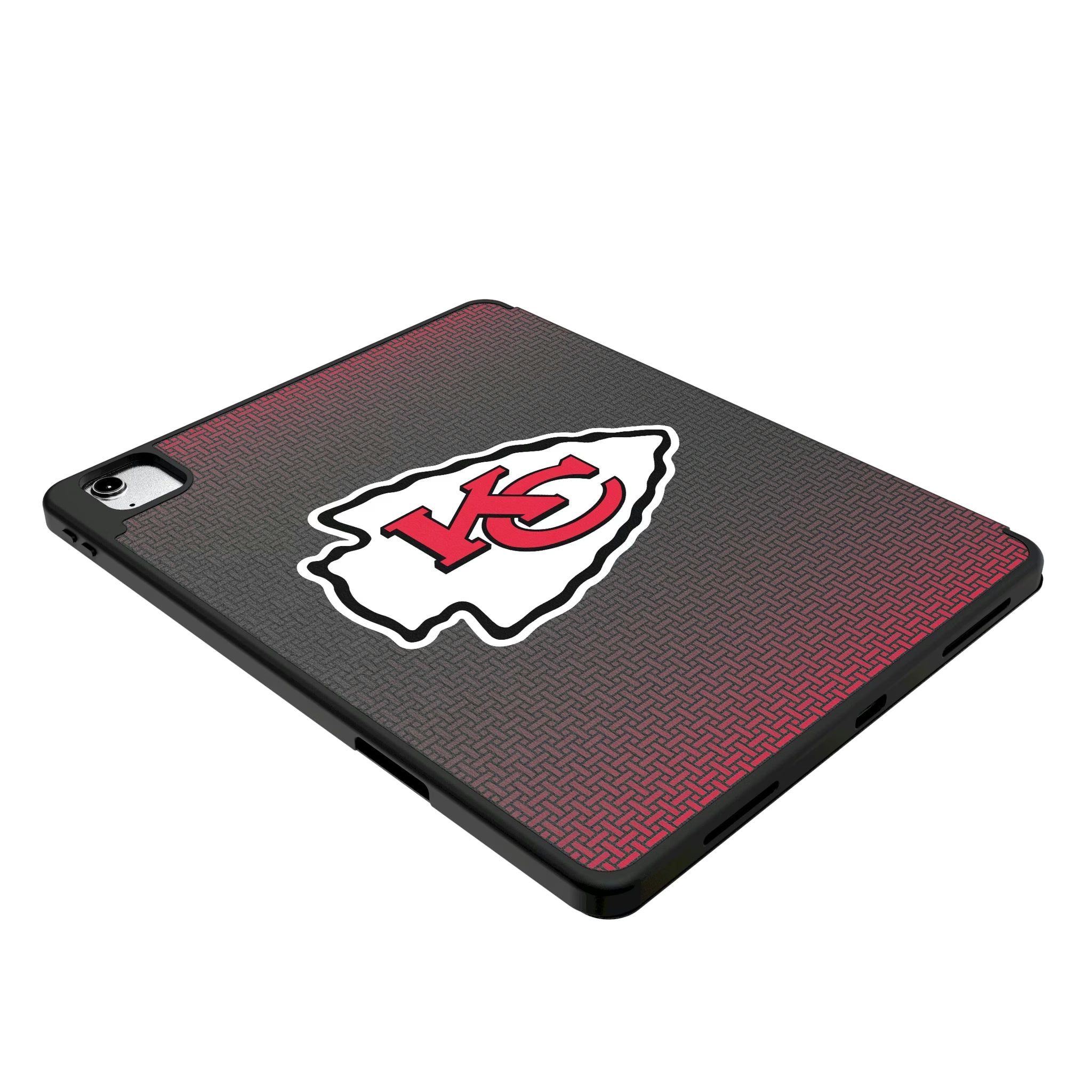Kansas City Chiefs Linen iPad Tablet Case for Apple iPad - Isometric View