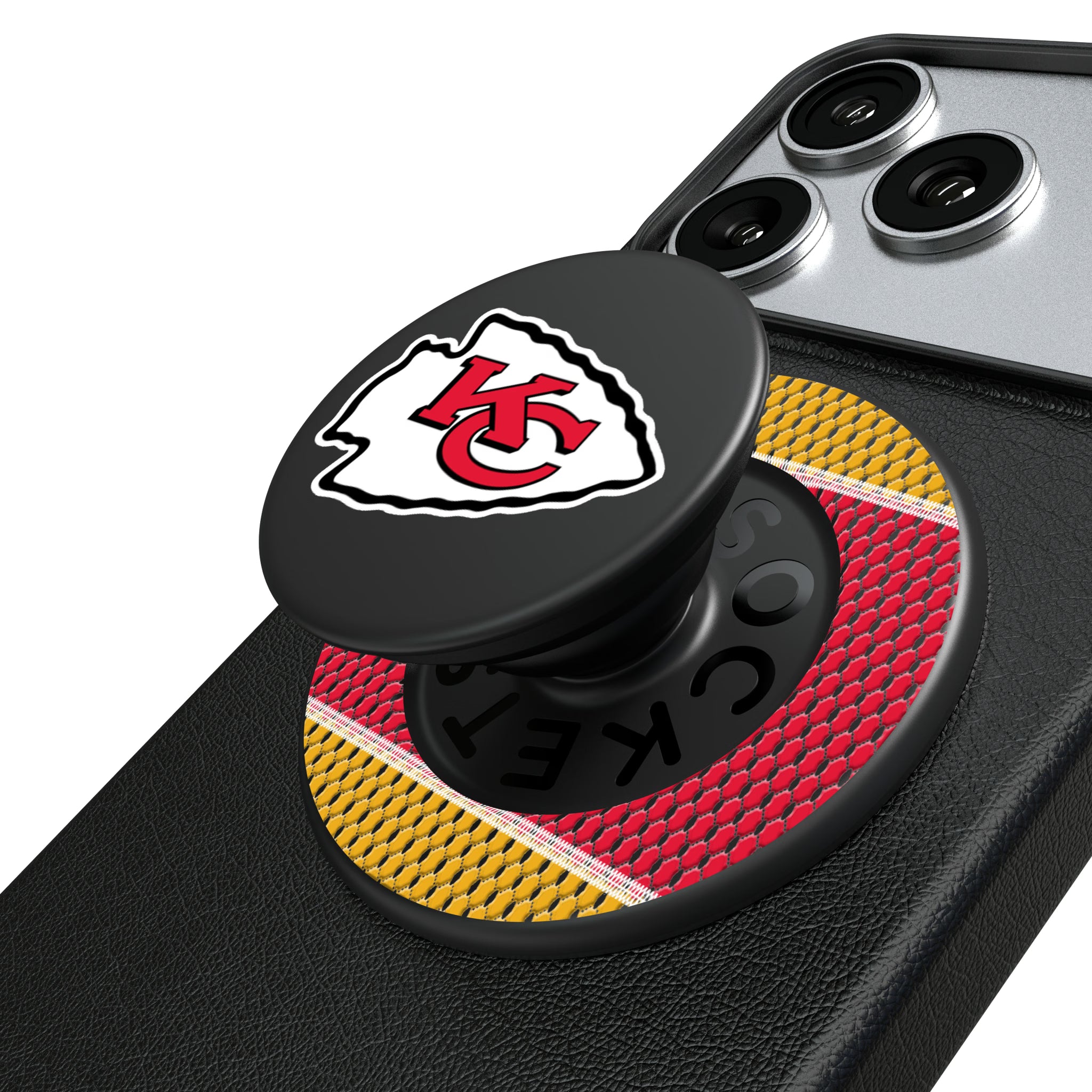 Kansas City Chiefs Mesh Popsockets Round Magnetic