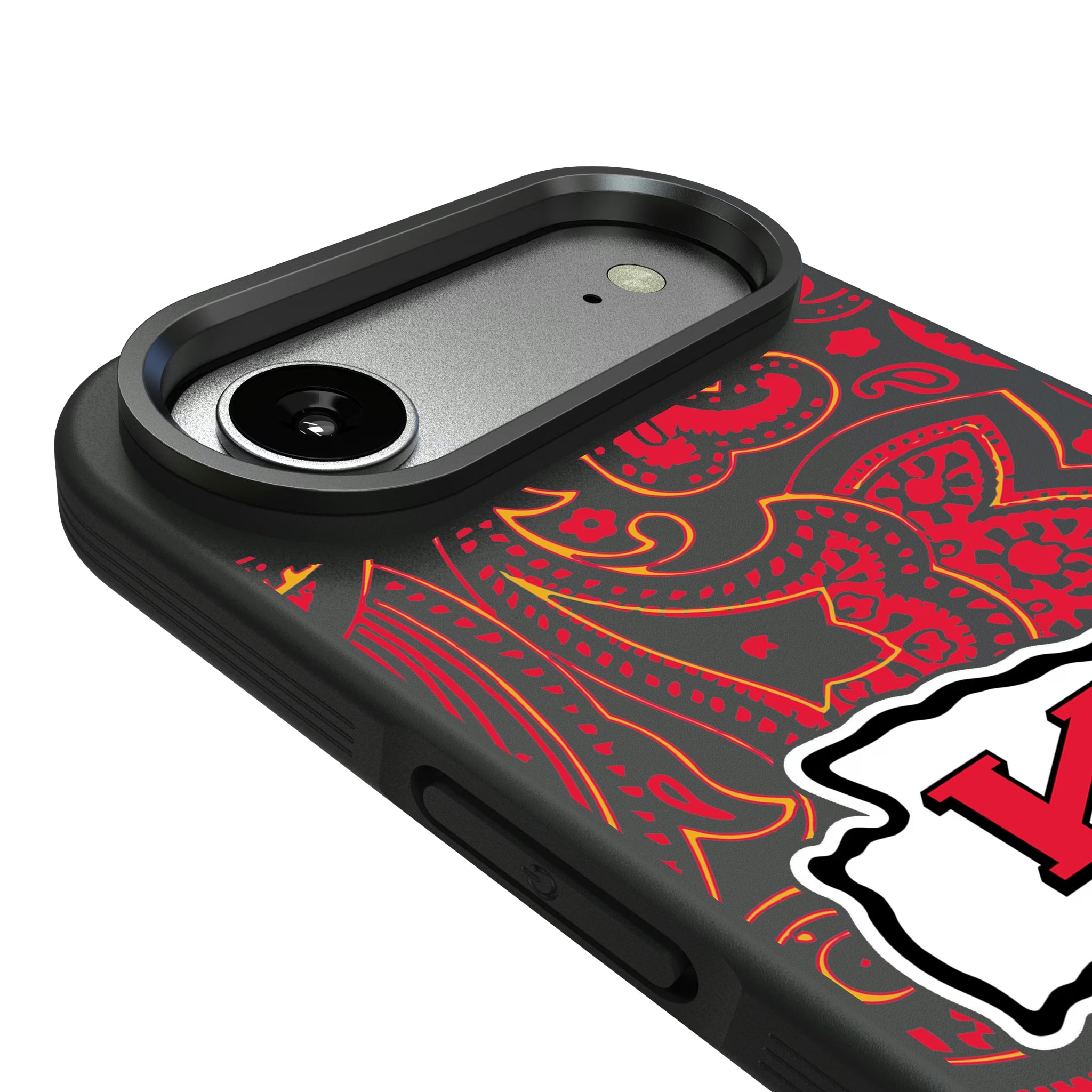 Kansas City Chiefs Paisley iPhone Bump Phone Case for Apple iPhone - Detail#Device_iPhone Air