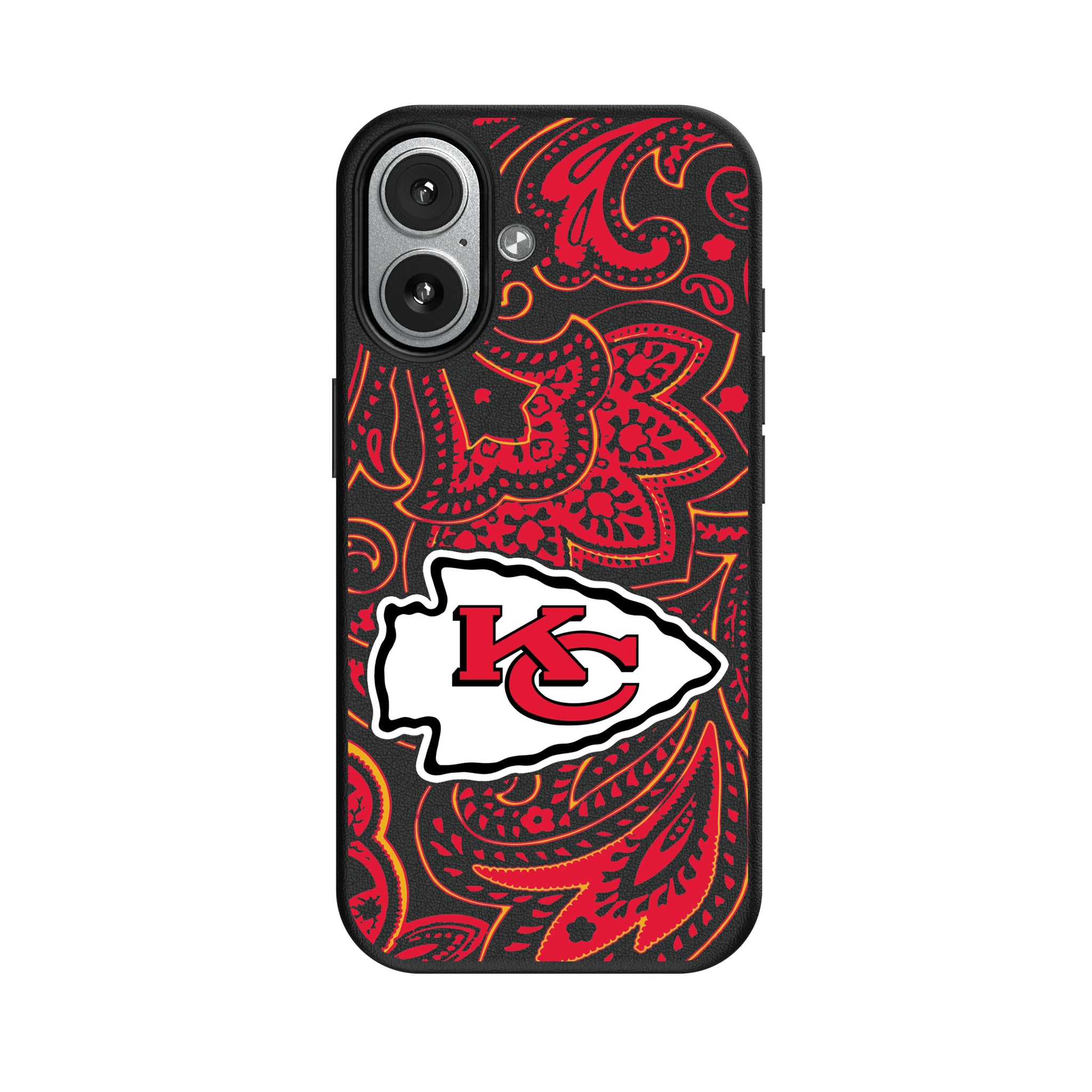 Kansas City Chiefs Paisley iPhone MagSafe Compatible Phone Case for Apple iPhone#Device_iPhone 17
