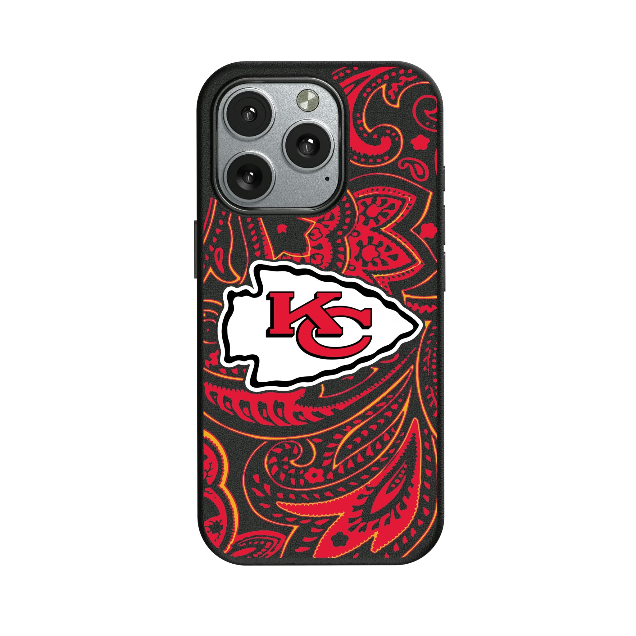 Kansas City Chiefs Paisley iPhone MagSafe Compatible Phone Case for Apple iPhone