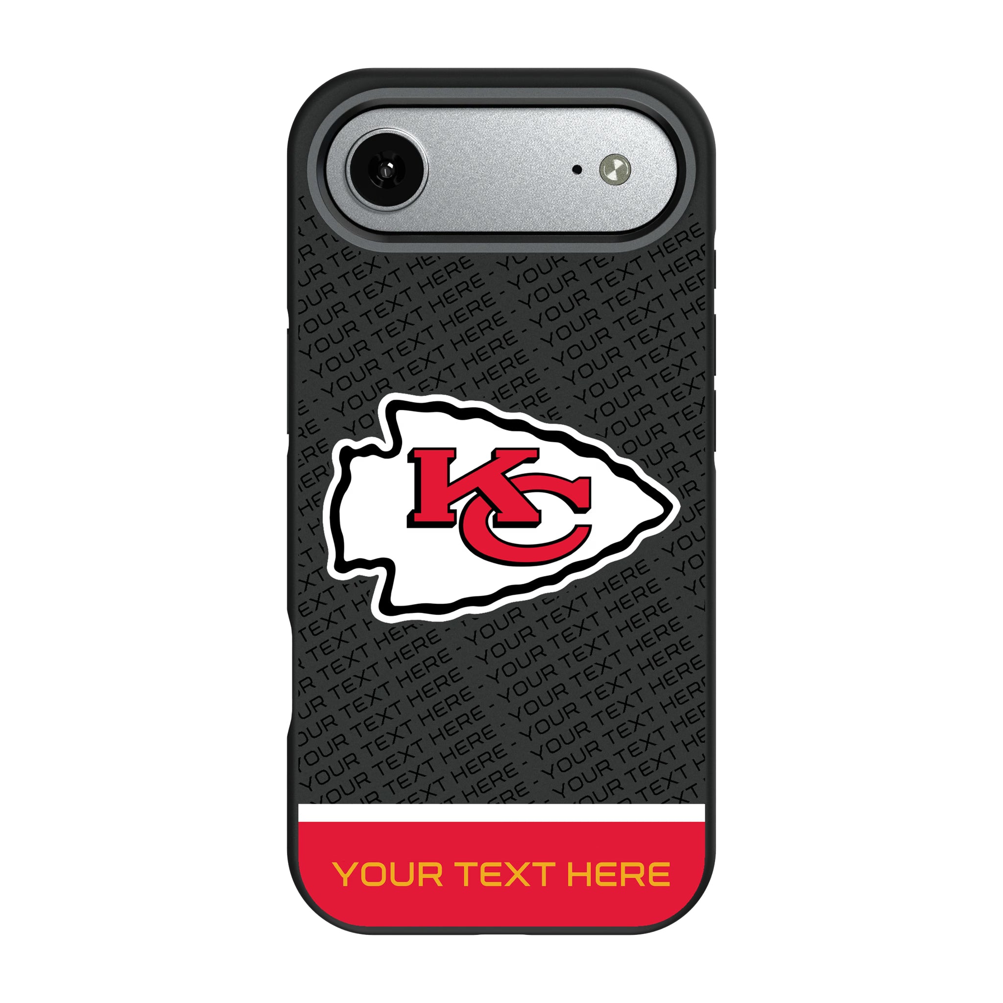 Kansas City Chiefs Personalized EndZone Plus iPhone Bump Phone Case for Apple iPhone#Device_iPhone Air