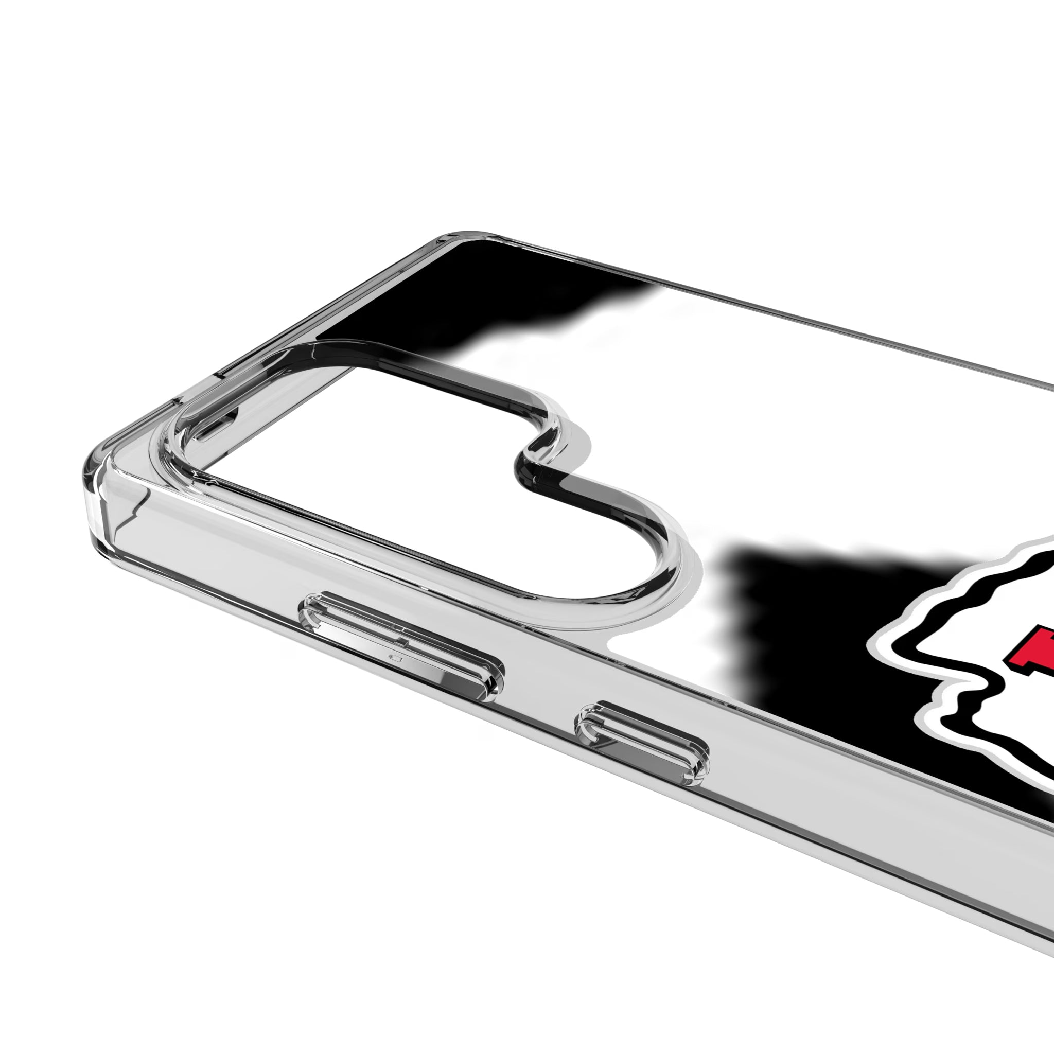 Kansas City Chiefs Personalized EndZone Plus Galaxy Clear Phone Case for Samsung Galaxy - Detail