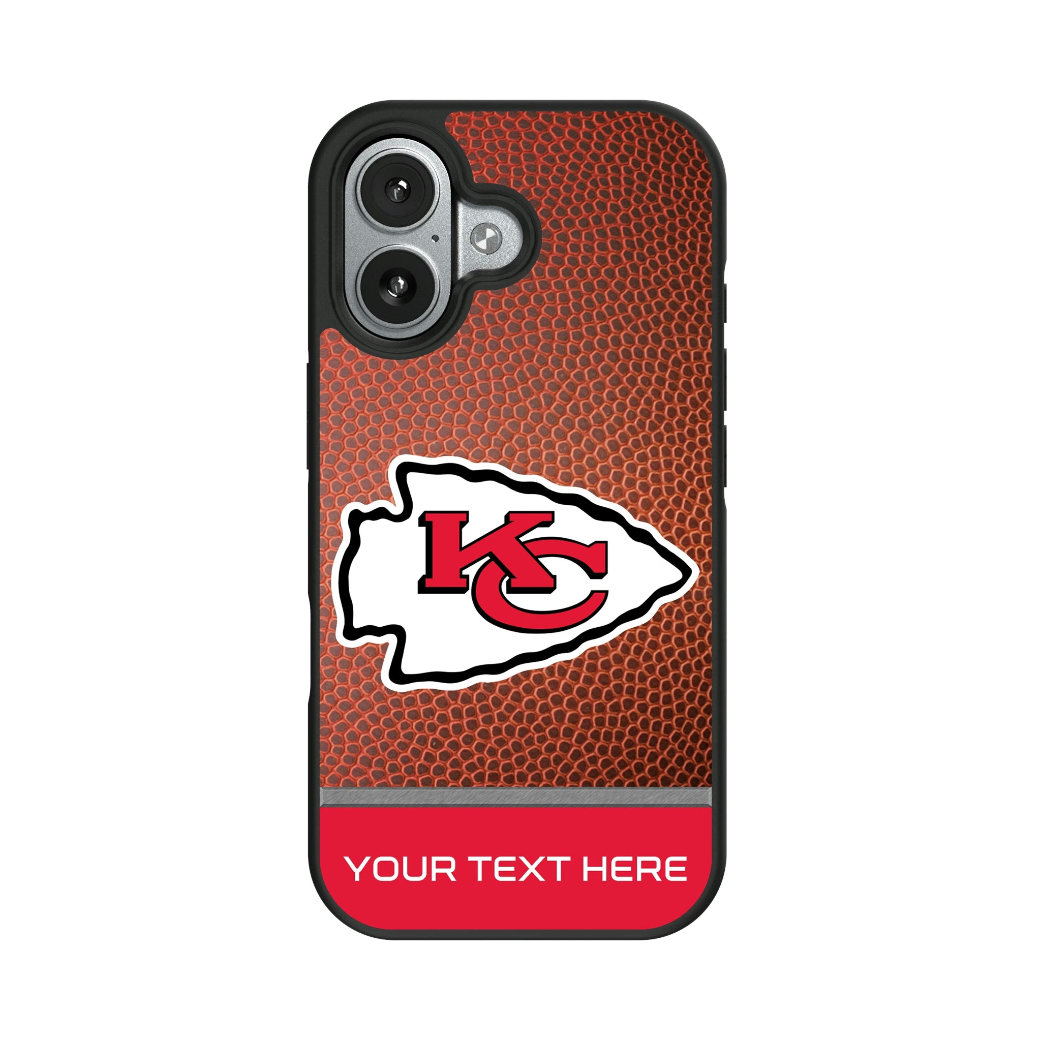 Kansas City Chiefs Personalized Football iPhone Bump Phone Case for Apple iPhone#Device_iPhone 17