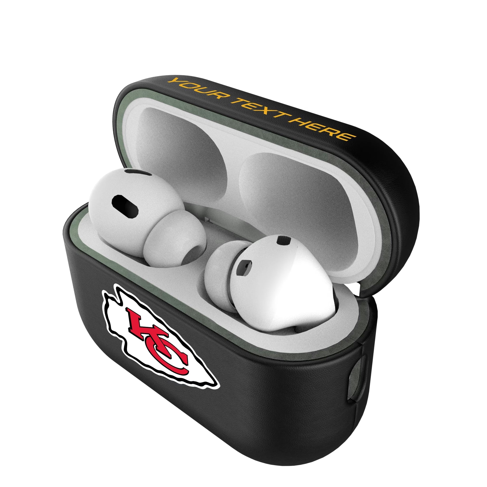 Kansas City Chiefs Personalized Insignia AirPods AirPod Case Cover#Device_AirPods Pro 2nd Gen