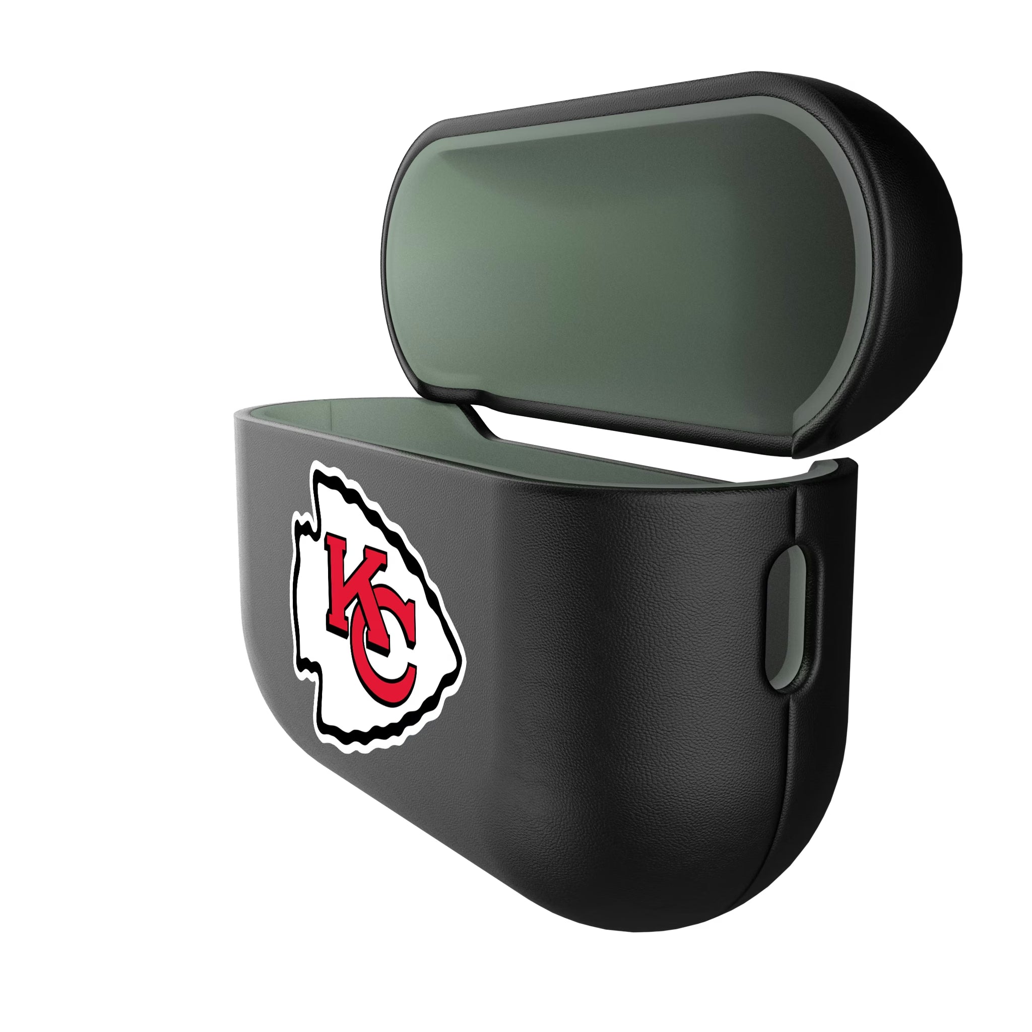 Kansas City Chiefs Personalized Insignia AirPods AirPod Case Cover - Isometric View#Device_AirPods Pro 3