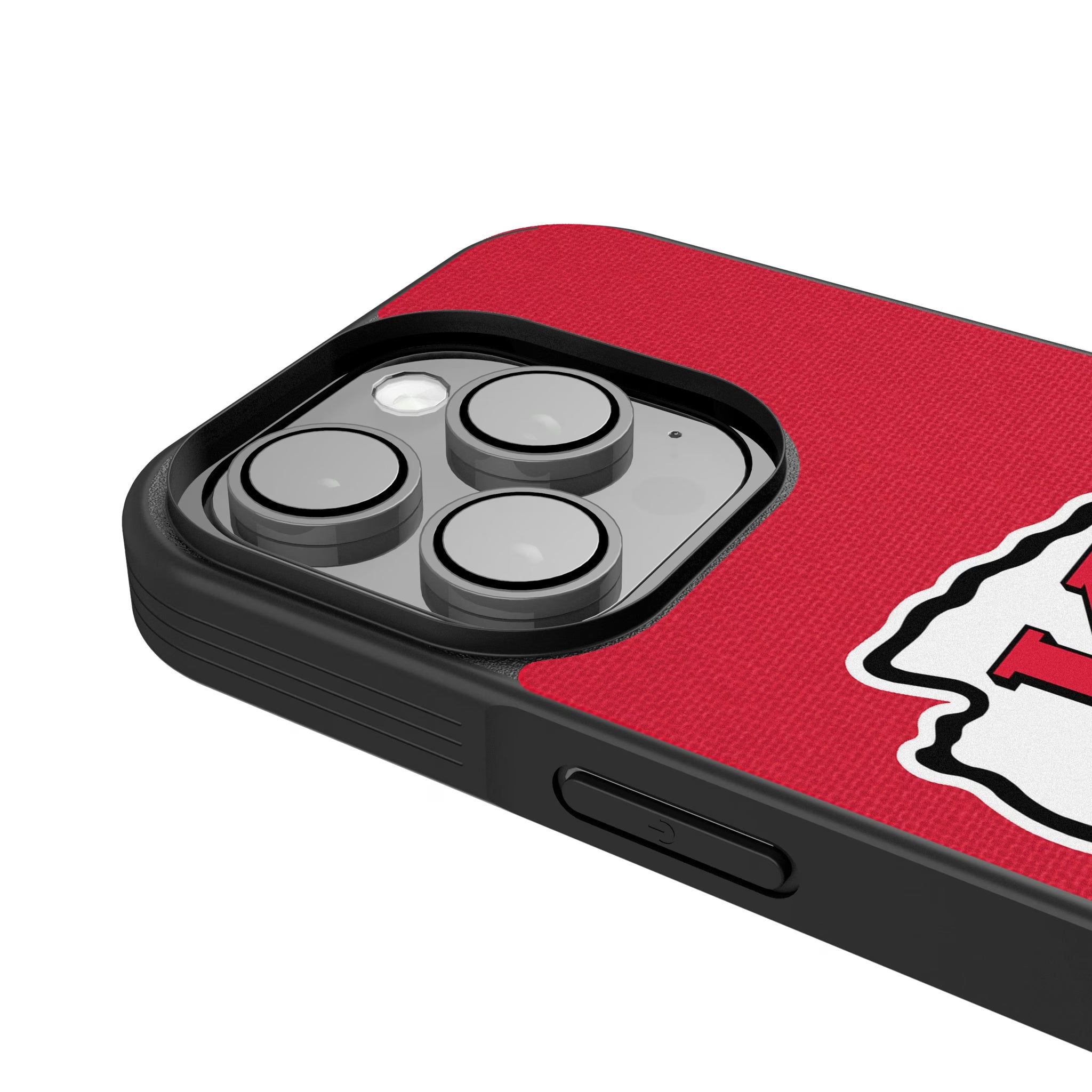 Kansas City Chiefs Personalized Stripe iPhone Bump Phone Case for Apple iPhone - Detail