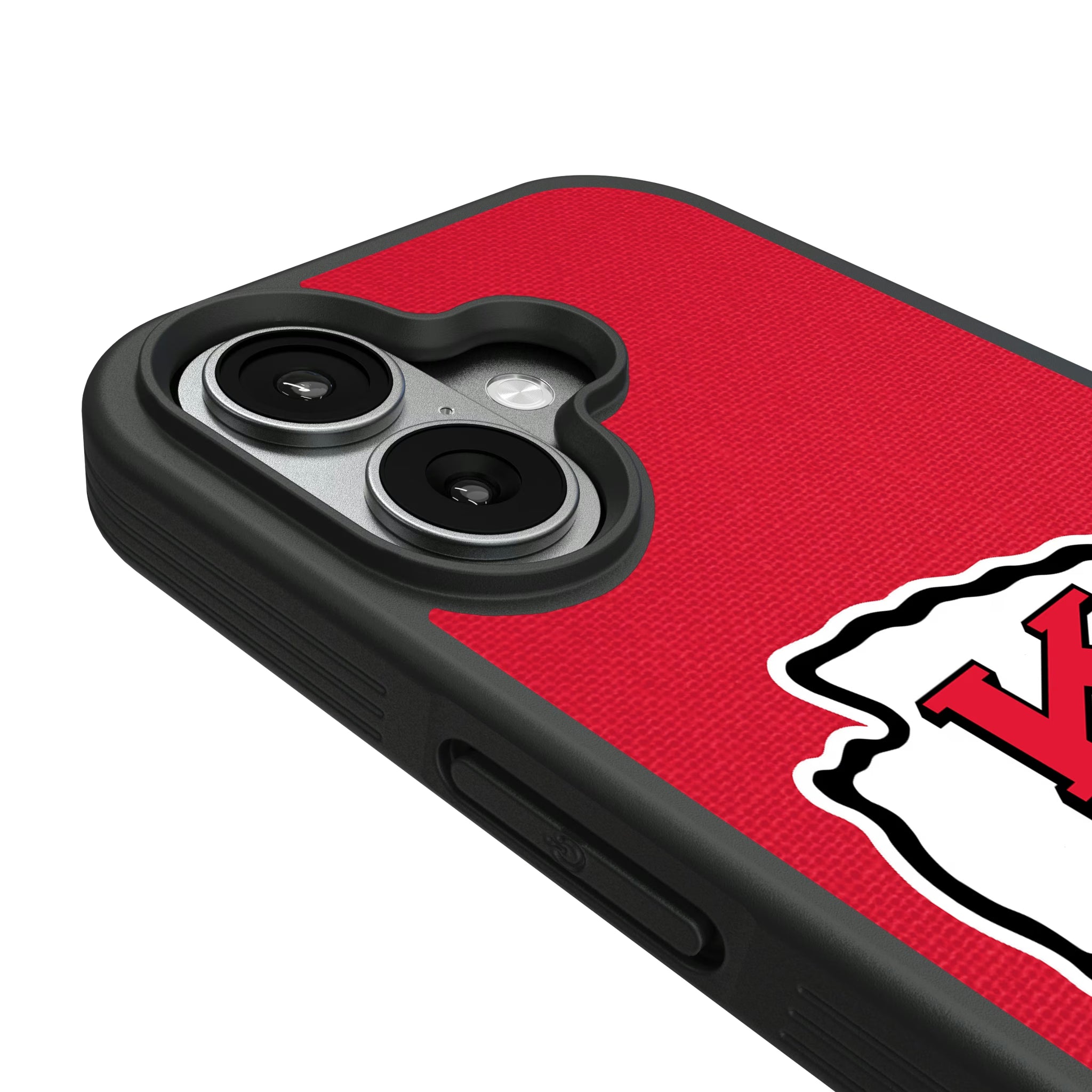 Kansas City Chiefs Personalized Stripe iPhone Bump Phone Case for Apple iPhone - Detail#Device_iPhone 17