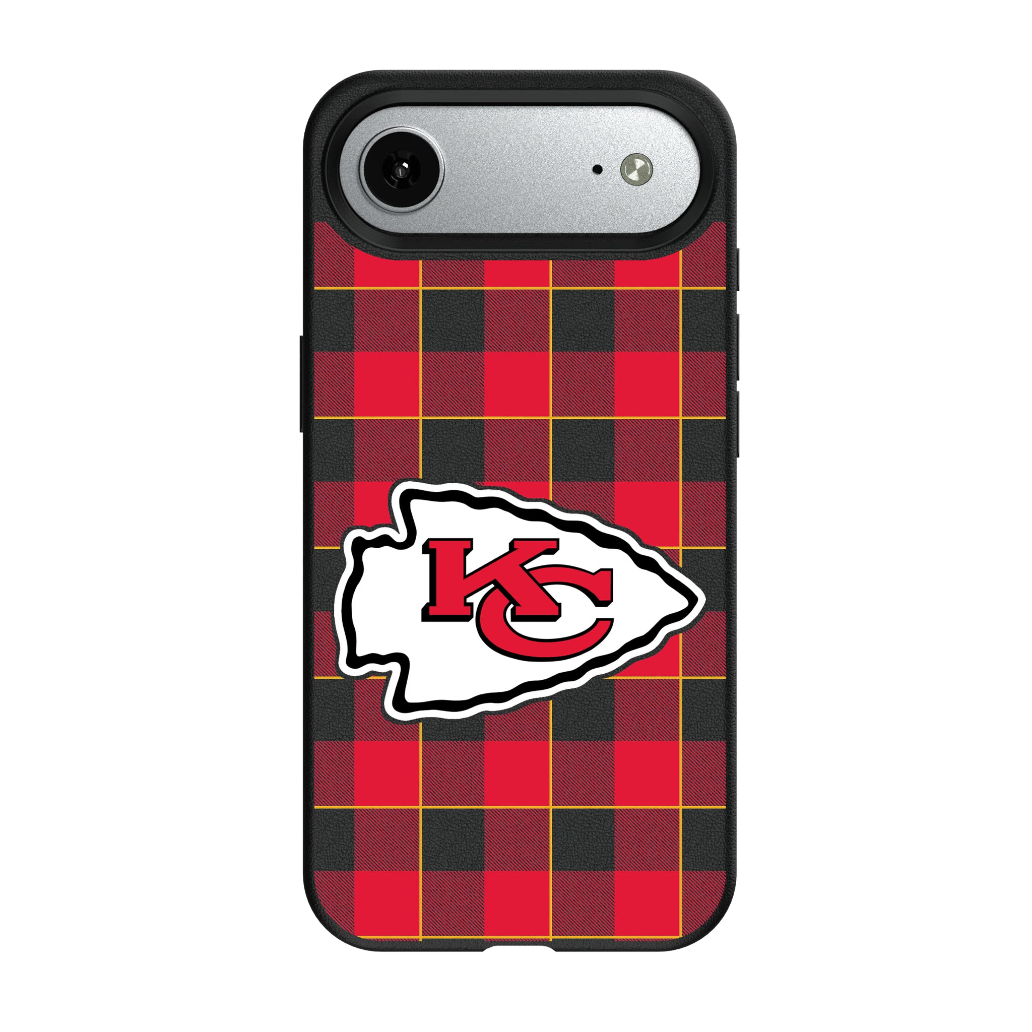 Kansas City Chiefs Plaid iPhone MagSafe Compatible Phone Case for Apple iPhone#Device_iPhone Air